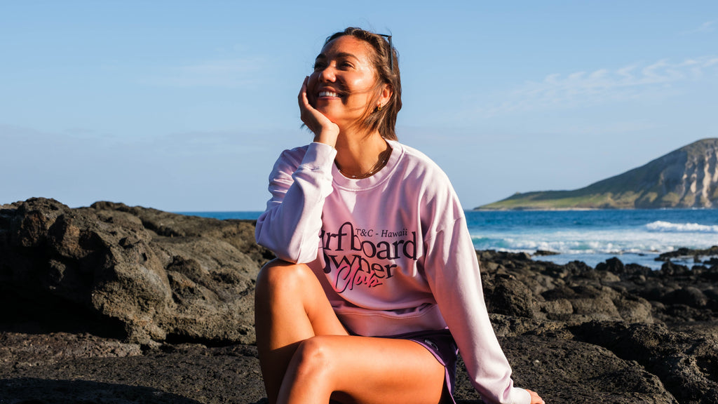 Owner Crew Sweat-Lavender