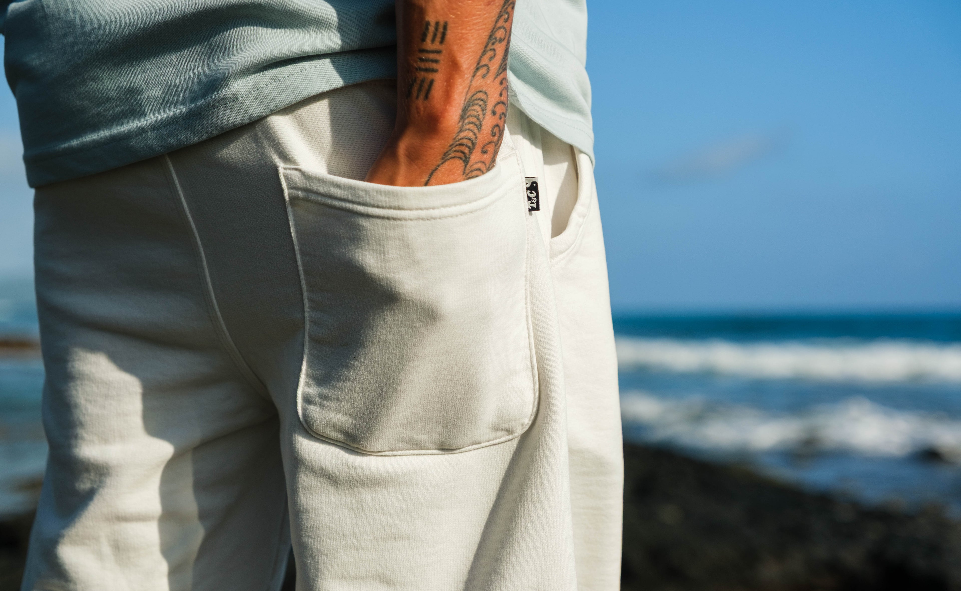 Mist Sweat Short-Light Grey