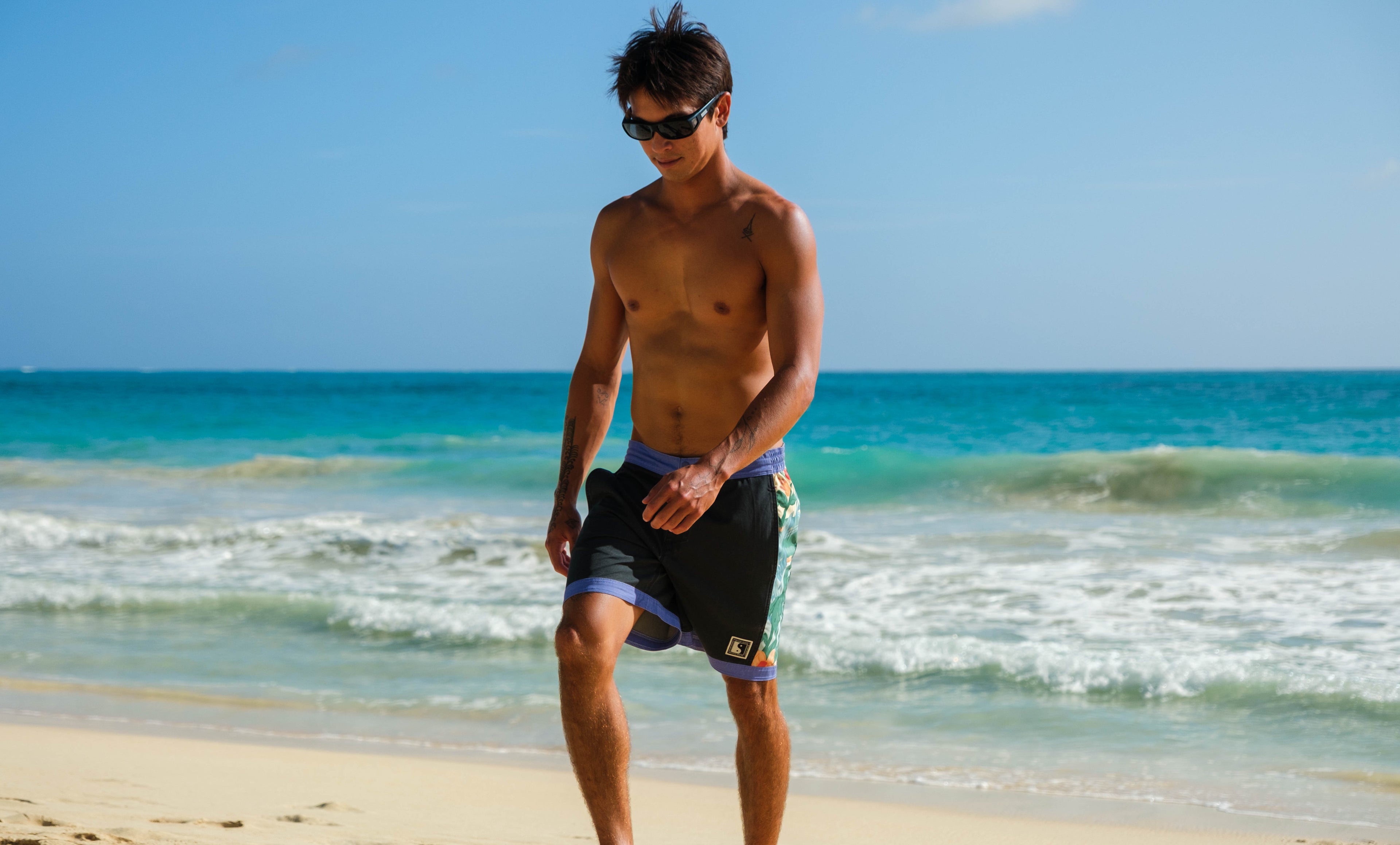 Beach Park 18"  Short de bain -Wash Black