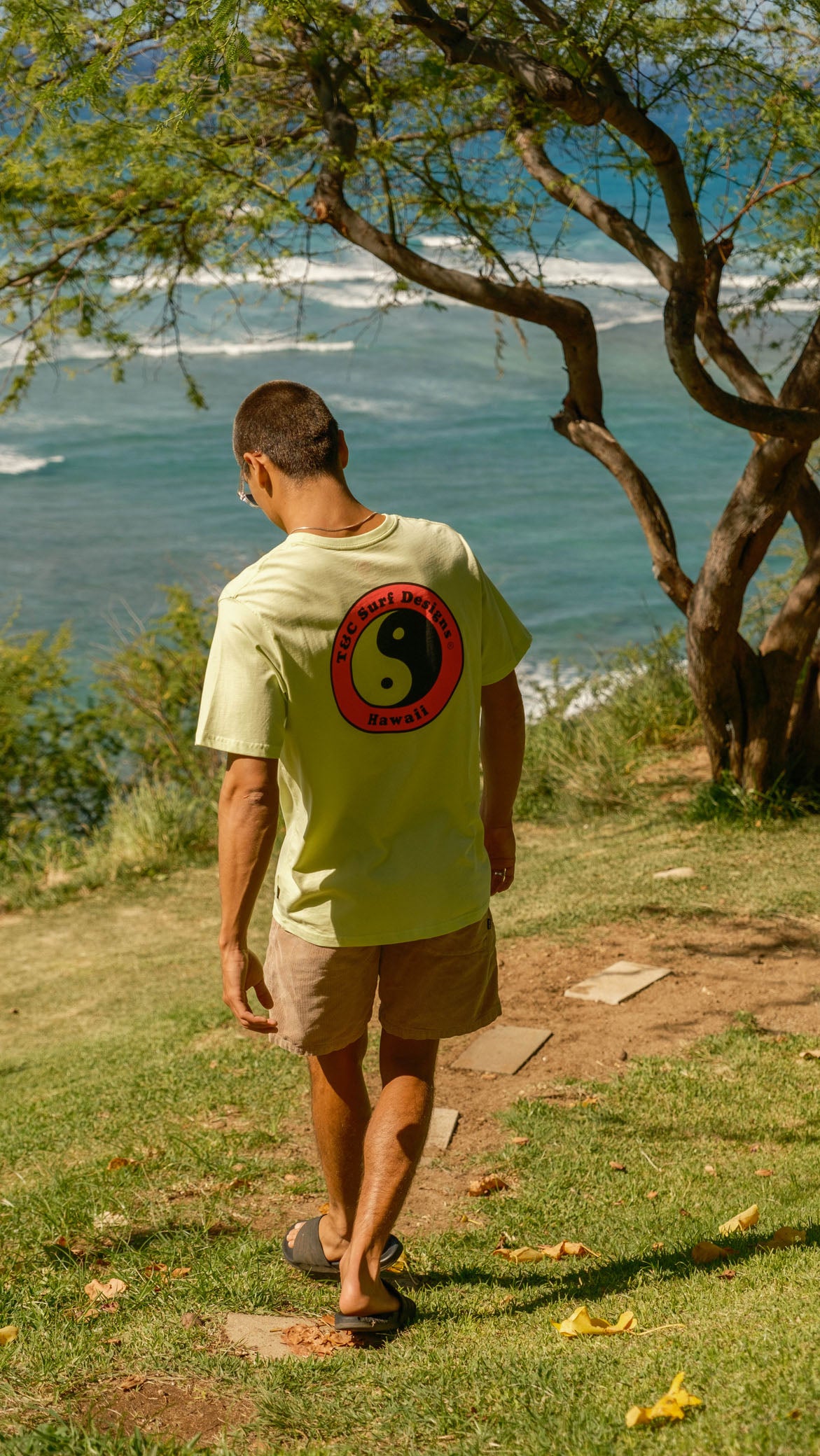 YY Logo S/S Tee - Washed Lime