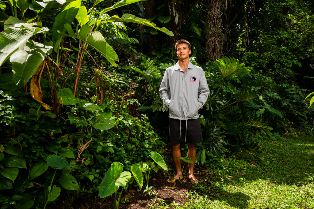 T&C Surf Designs Nylon Coach Jacket - Gray