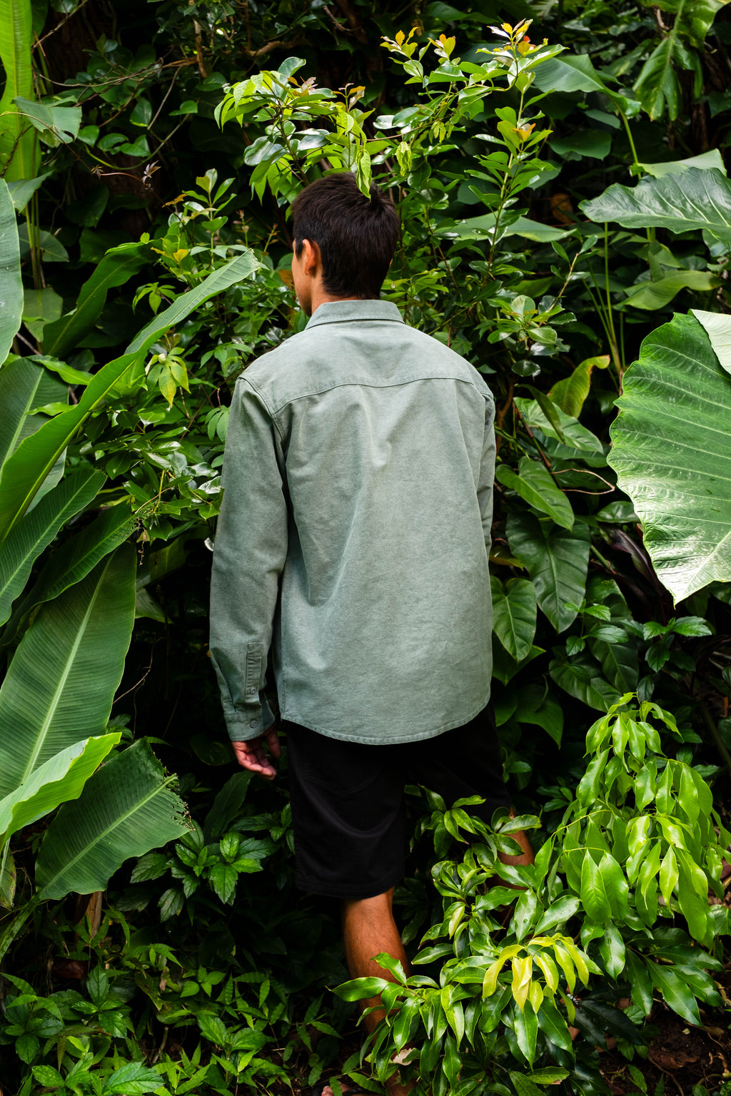 T&C Surf Designs Town Over Shirt - Gray Green