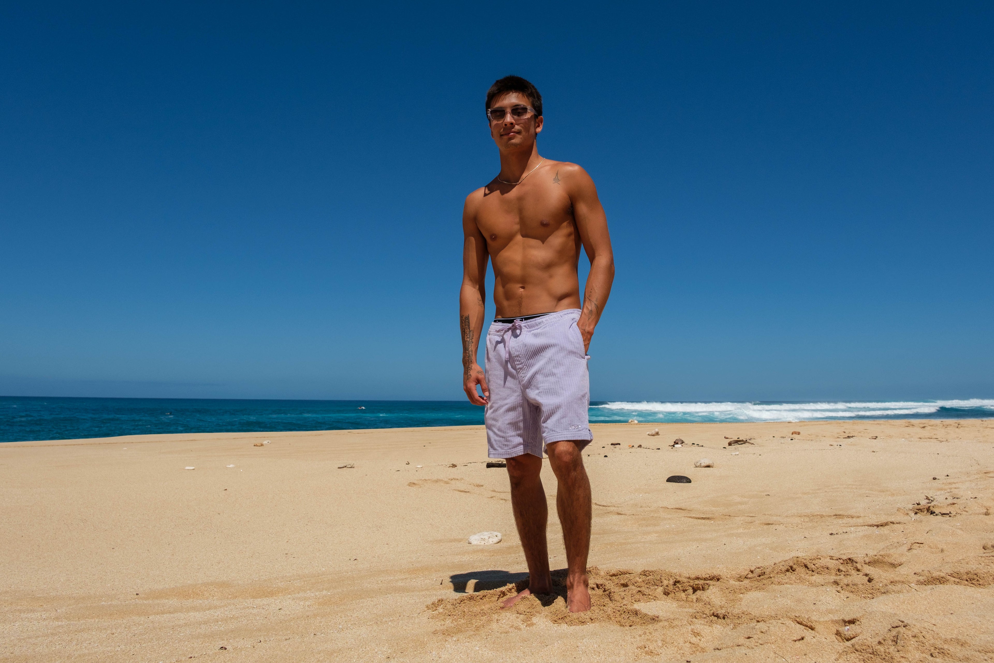 T&C Surf Designs Corduroy Beach Short 19'' - Washed Lavender