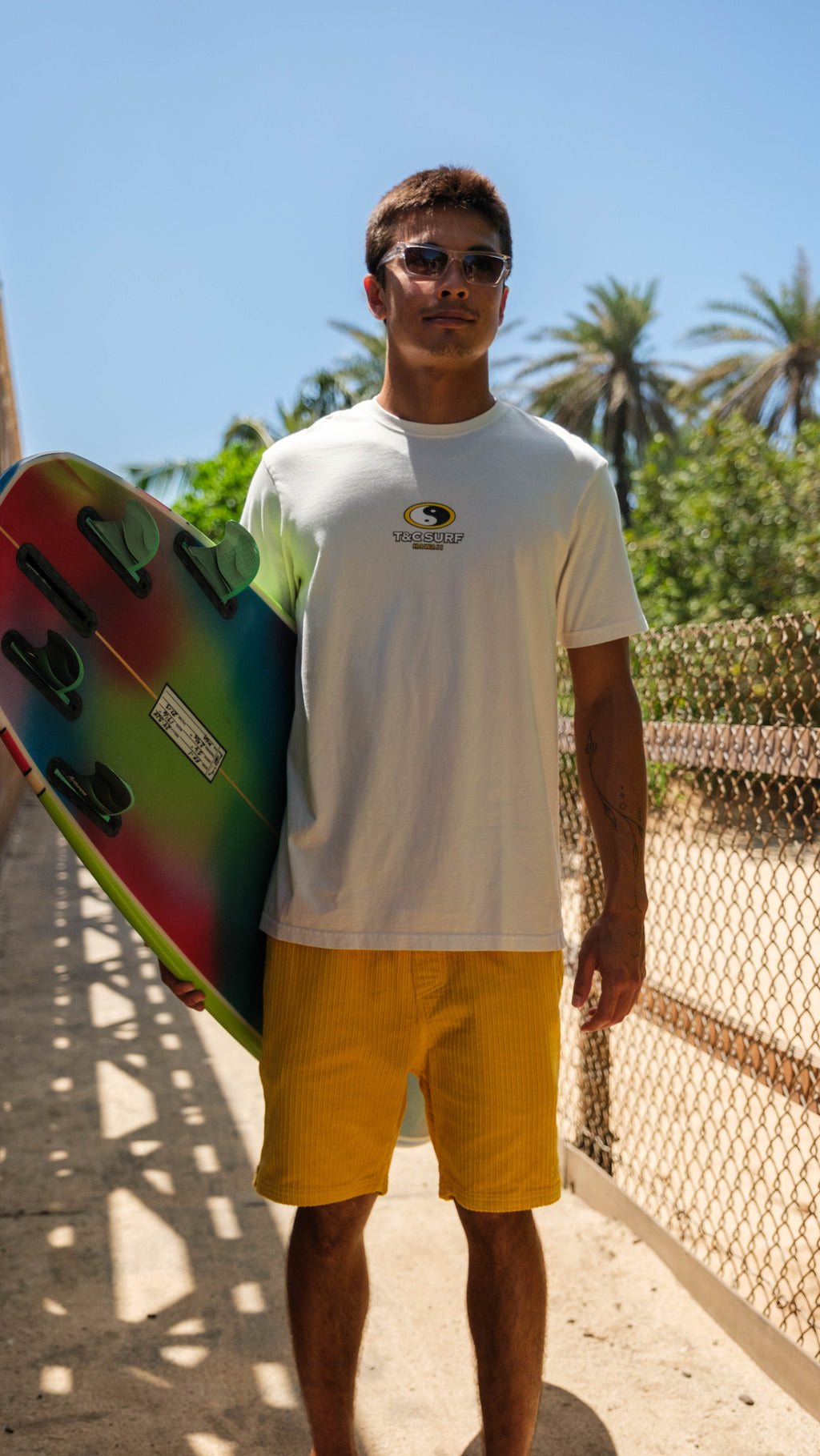 T&C Surf Designs 80's S/S T-Shirt - Off White