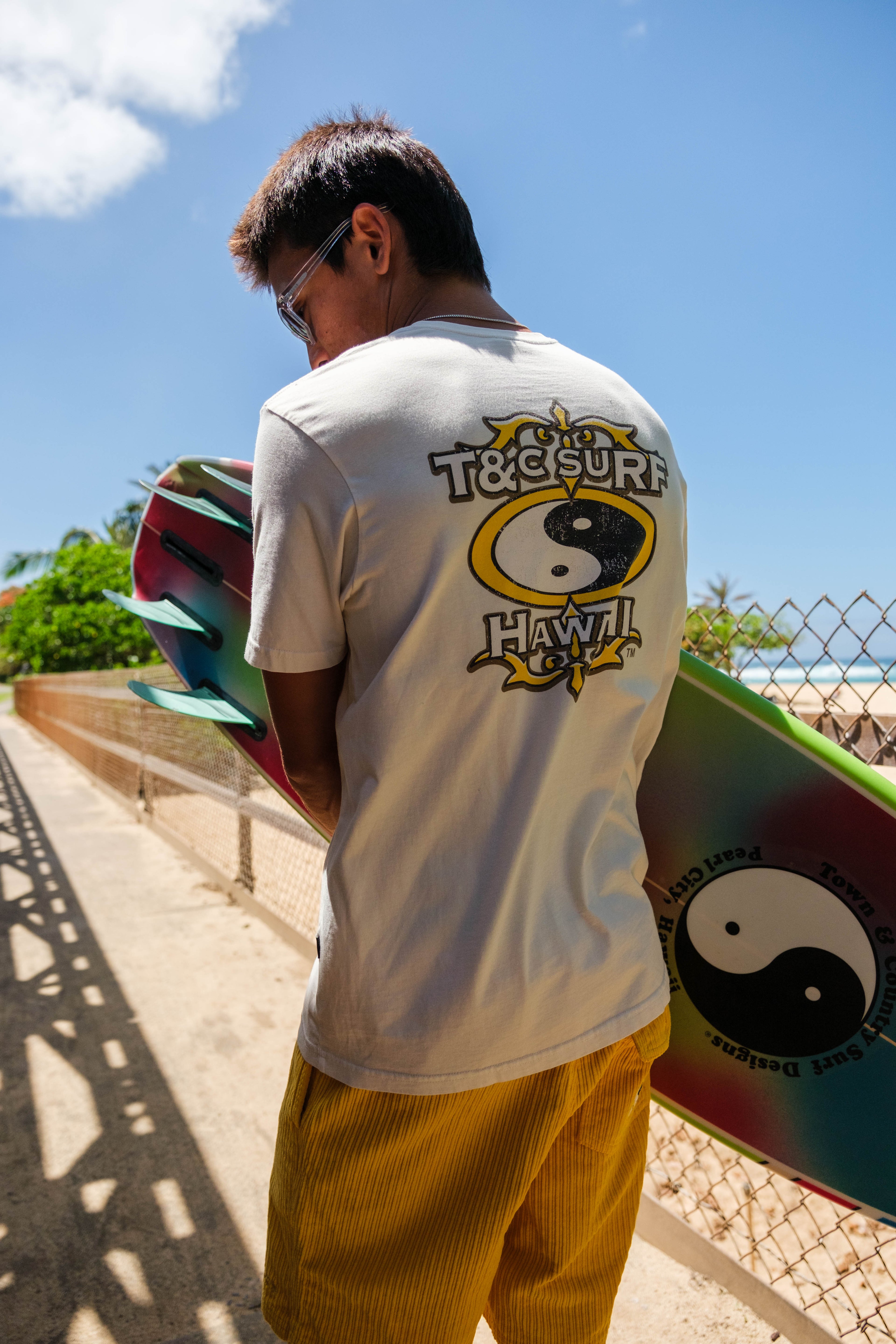 T&C Surf Designs 80's S/S T-Shirt - Off White