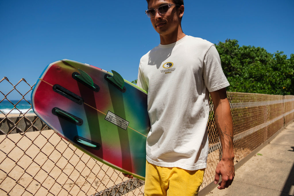 T&C Surf Designs 80's S/S T-Shirt - Off White