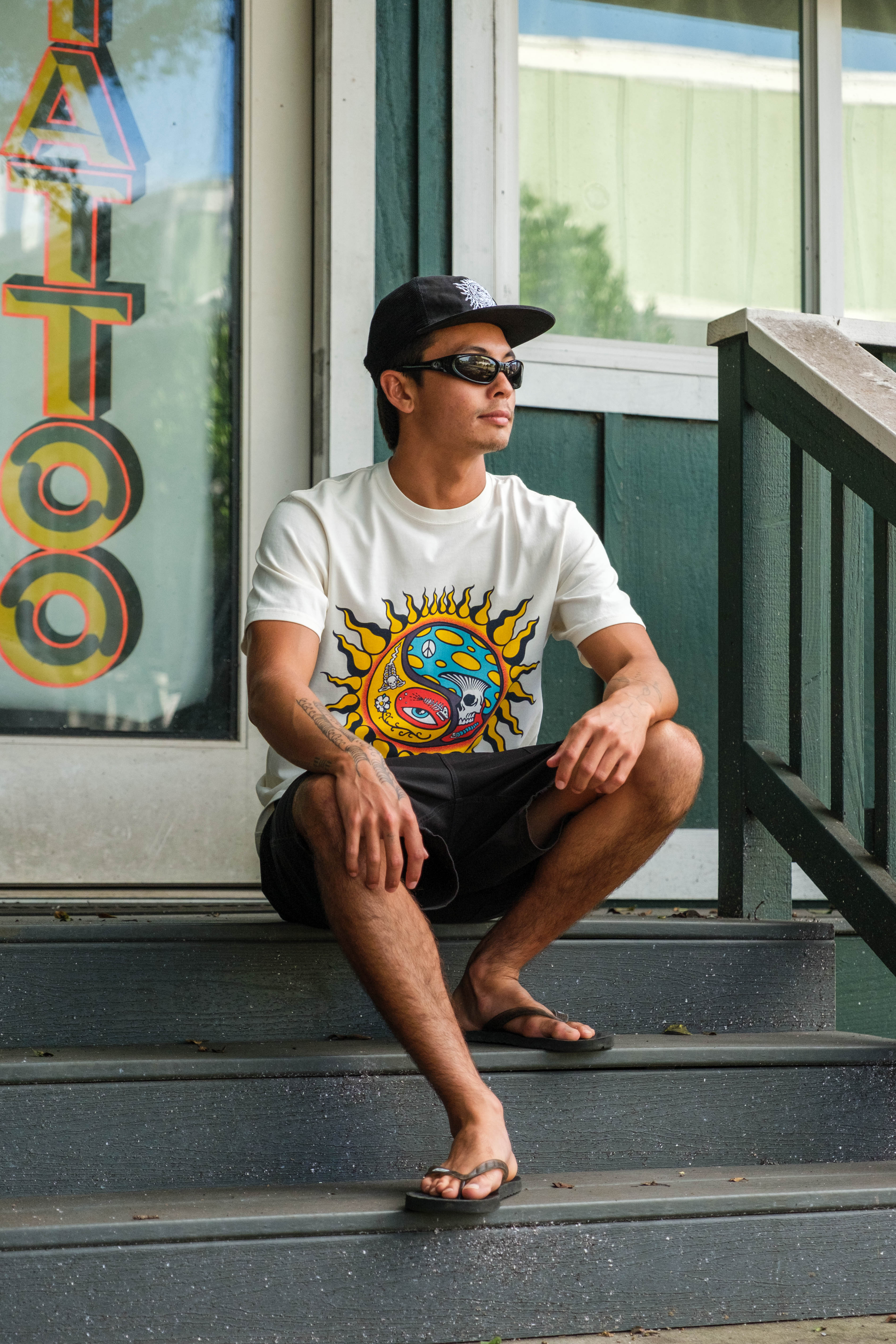 T&C Surf Designs Splendid S/S T-Shirt - Greige