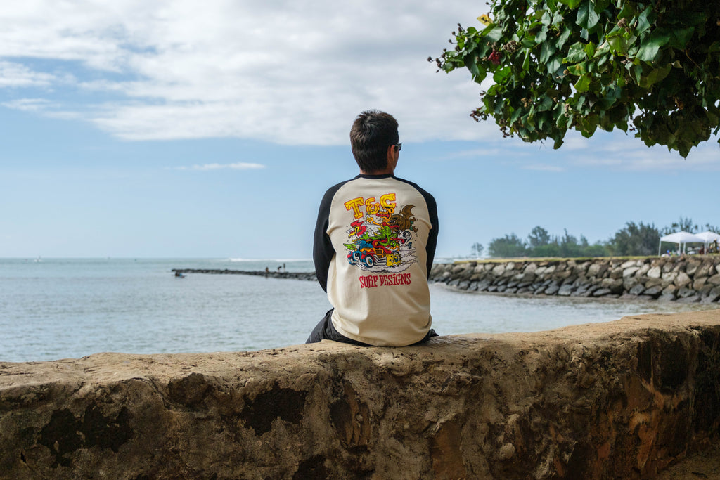 T&C Surf Designs Jon Fink L/S T-Shirt - Greige