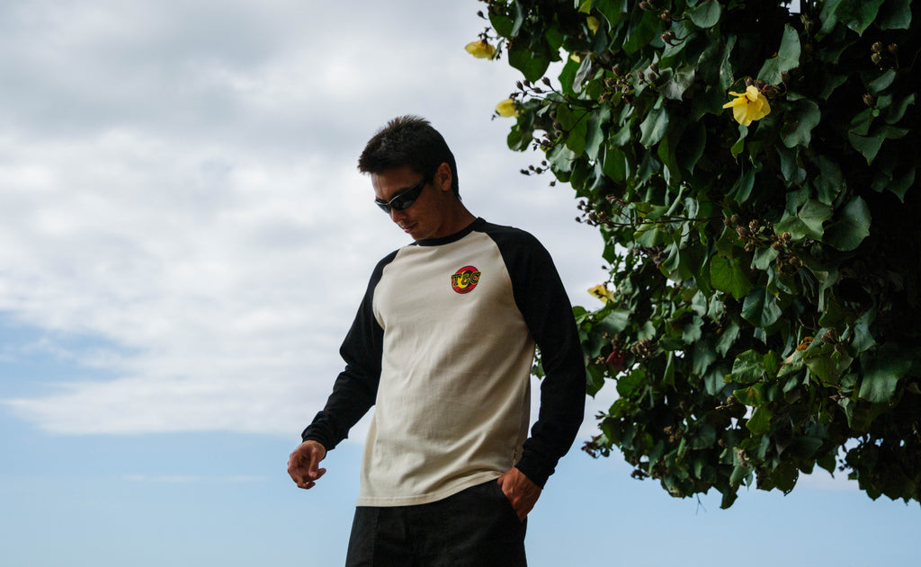 T&C Surf Designs Jon Fink L/S T-Shirt - Greige