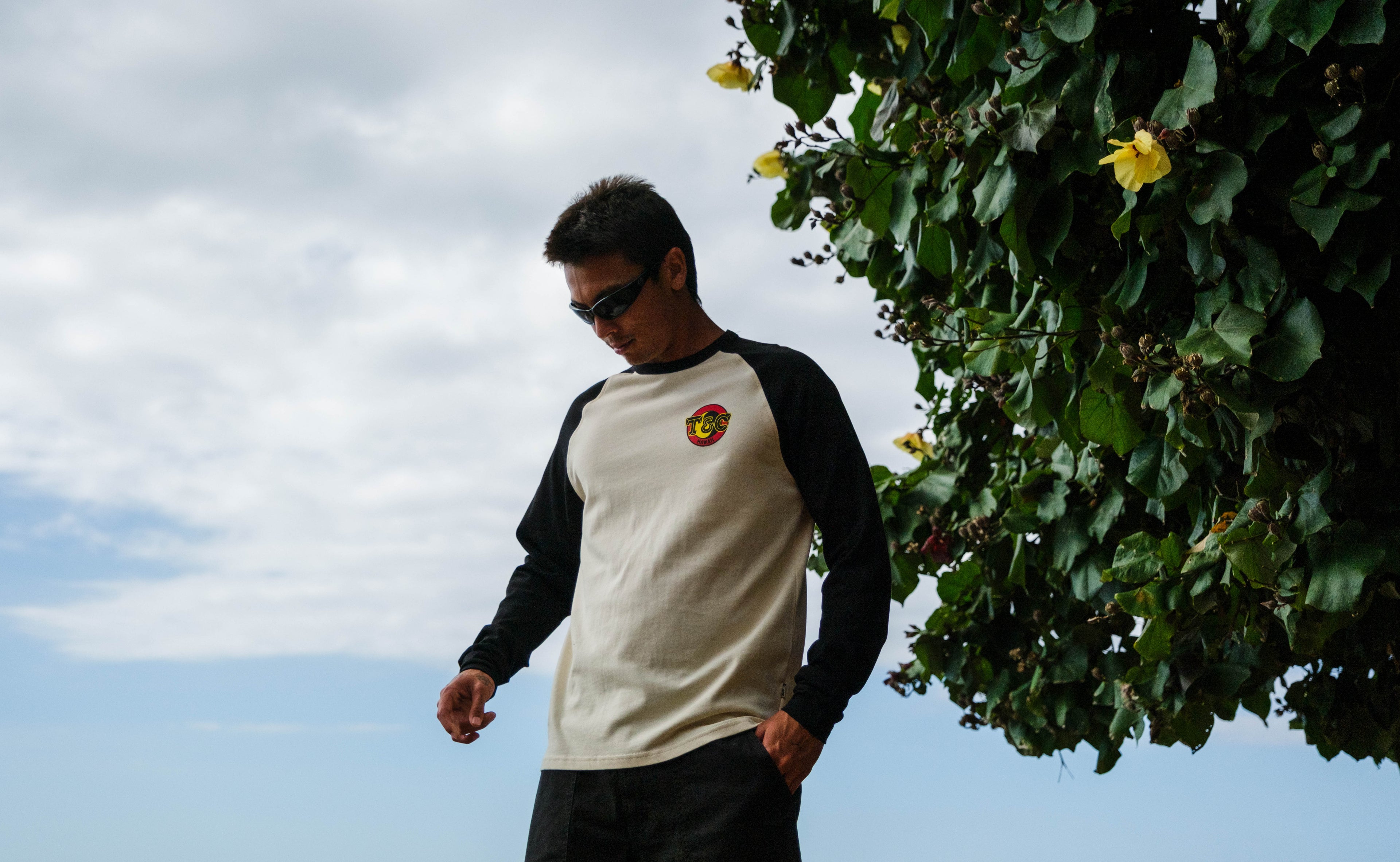 T&C Surf Designs Jon Fink L/S T-Shirt - Greige