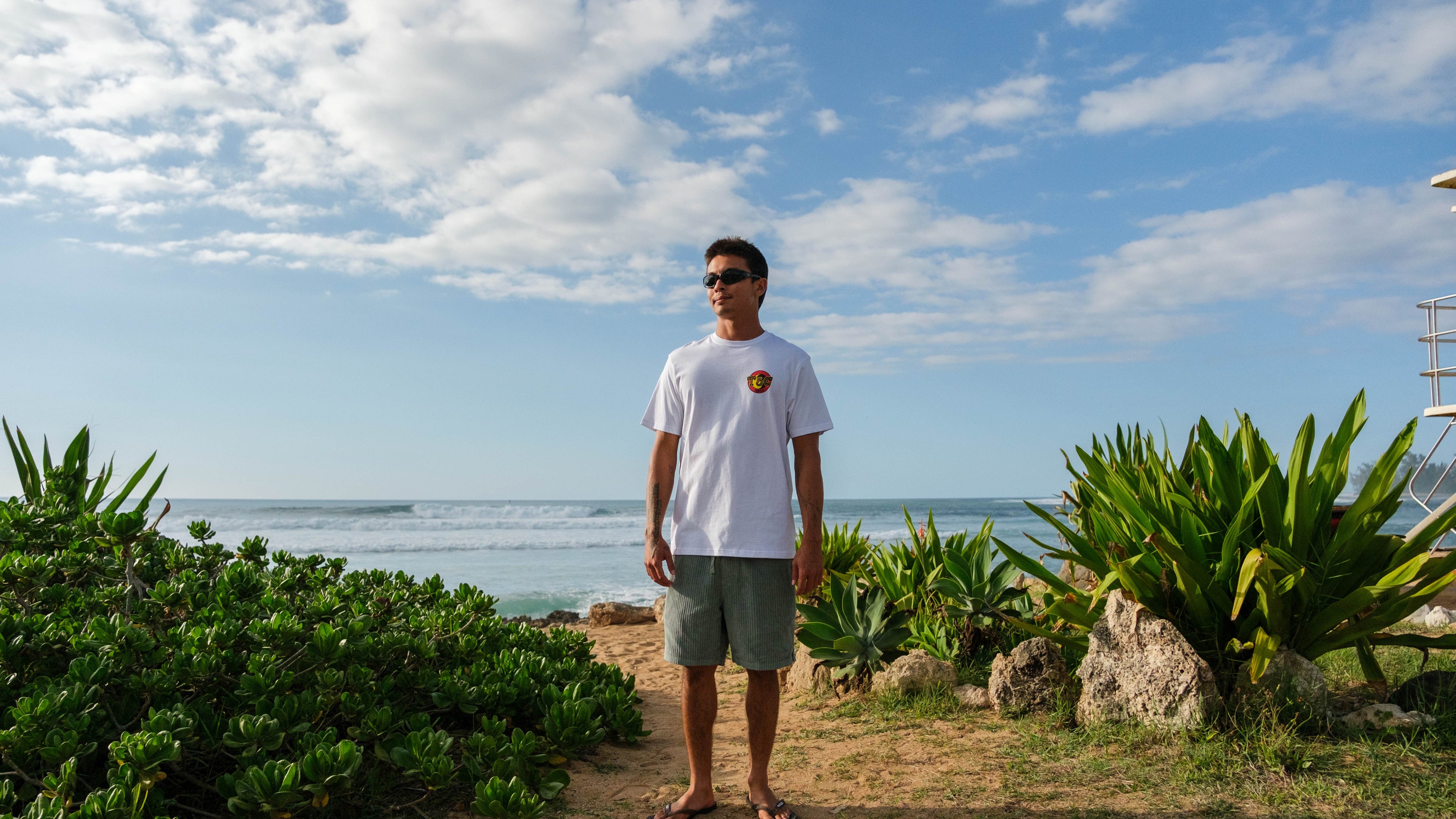 T&C Surf Designs Jon Fink Scene S/S T-Shirt - White