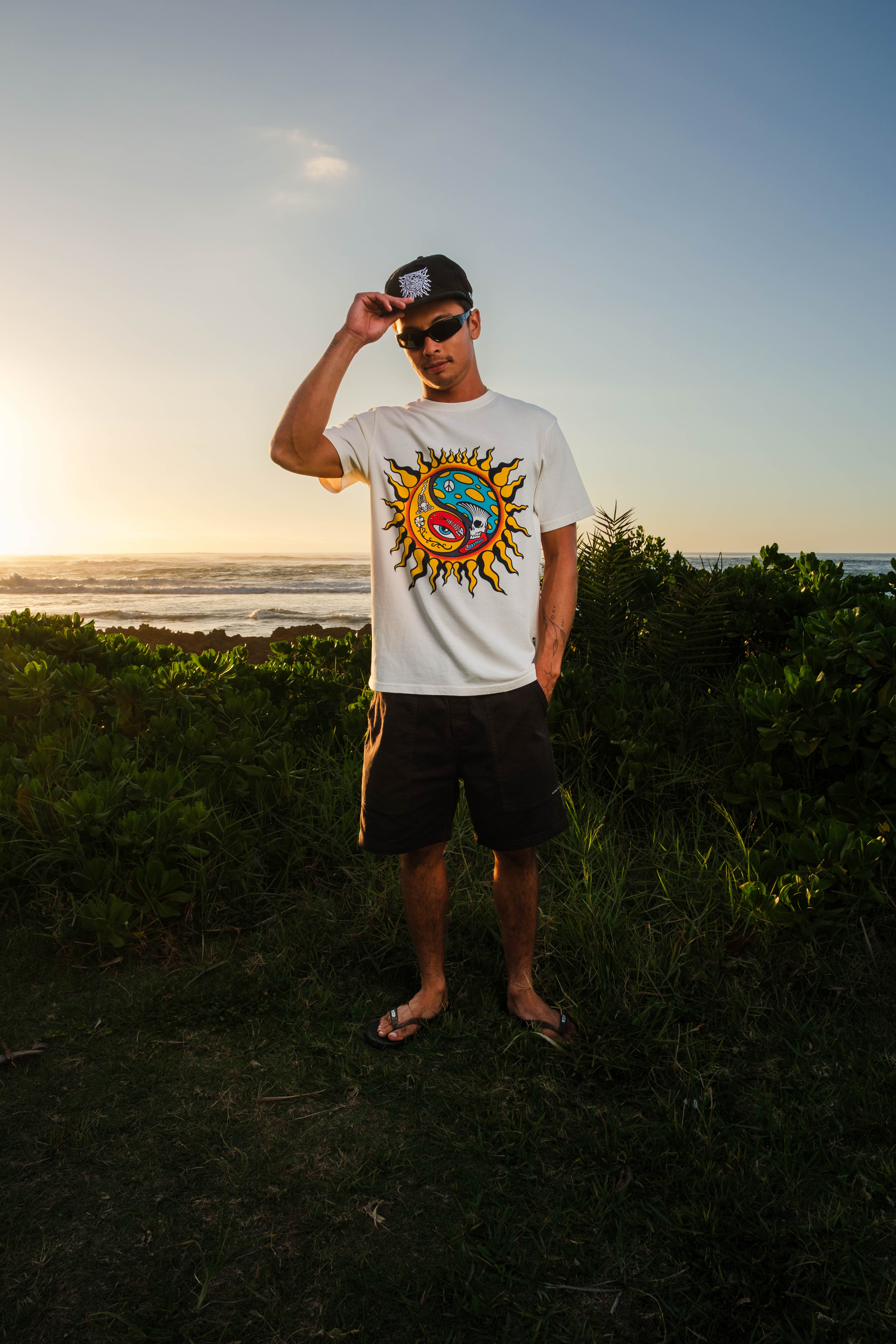 T&C Surf Designs Splendid S/S T-Shirt - Greige