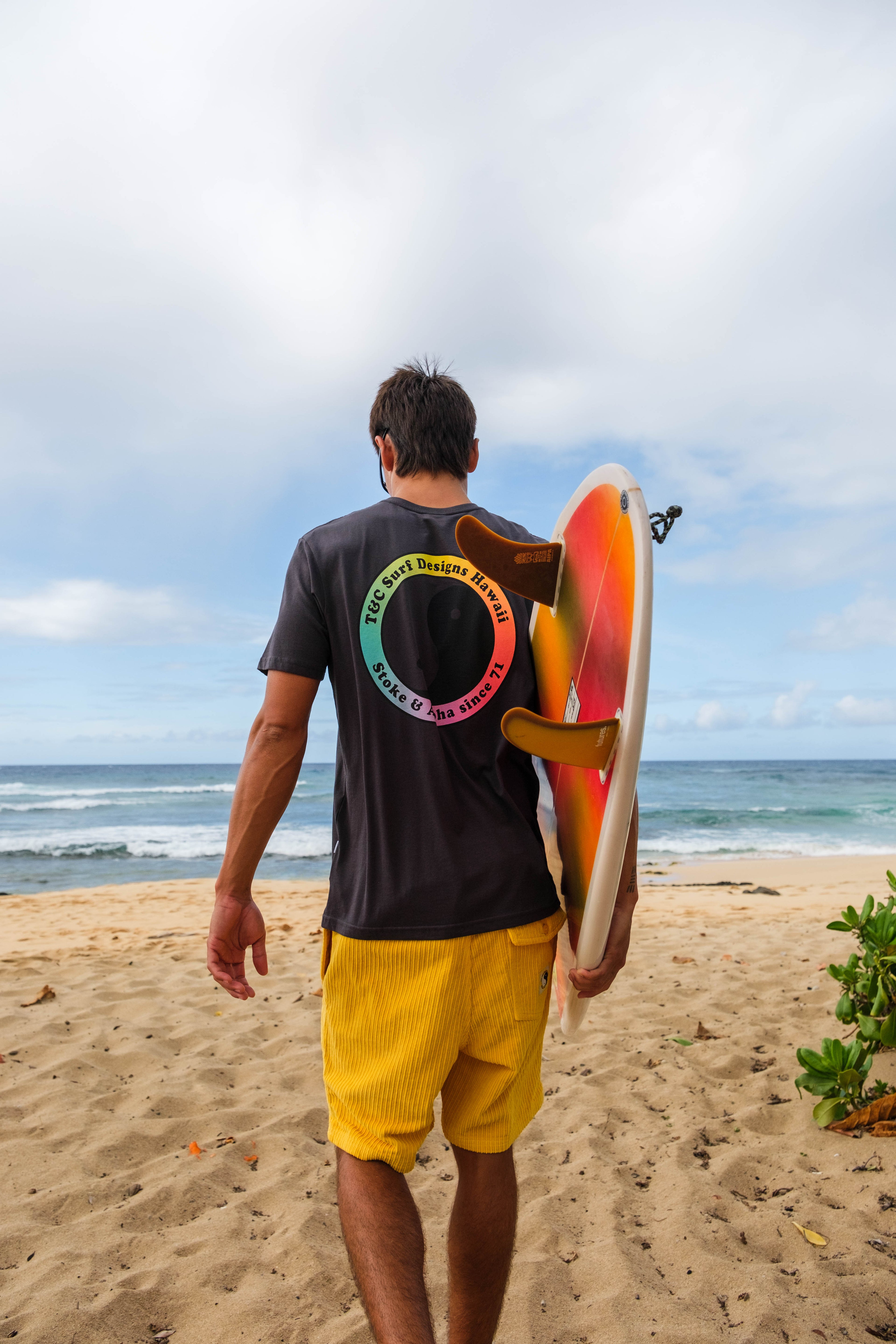 T&C Surf Designs YY 71 Logo S/S T-Shirt - Washed Black