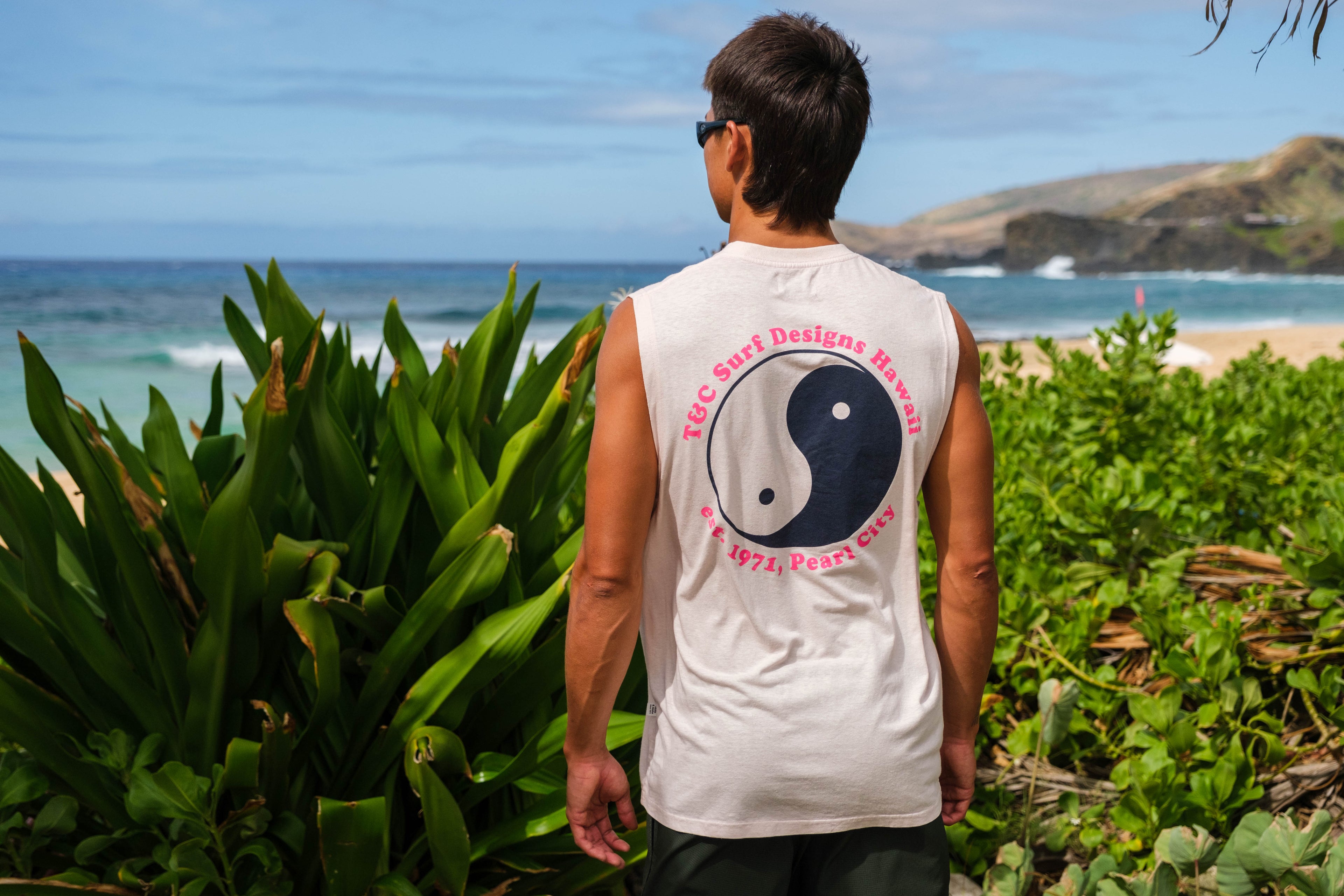 T&C Surf Designs OG Muscle S/S T-Shirt - Used Pink