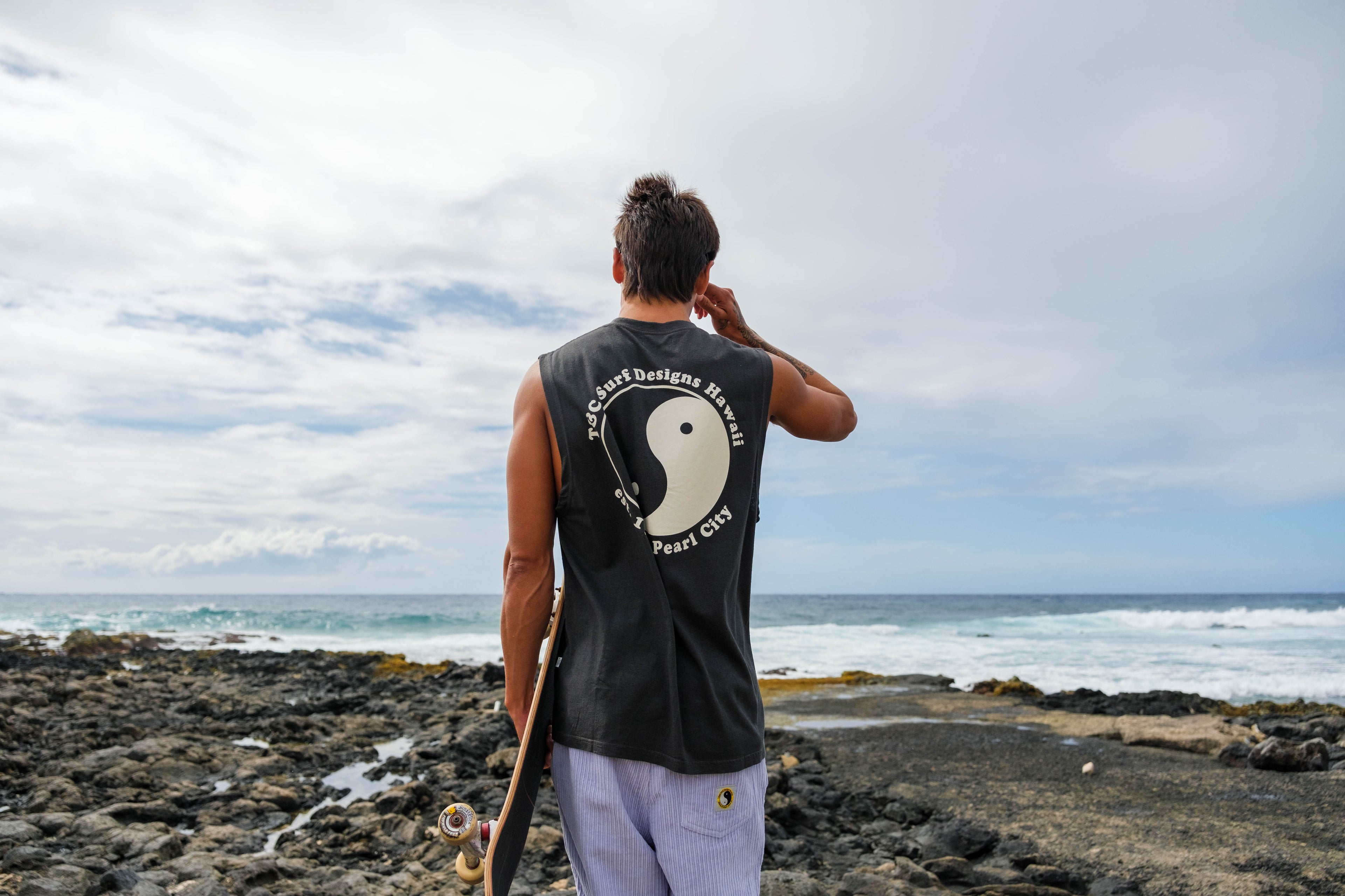 T&C Surf Designs OG Muscle S/S T-Shirt - Washed Black