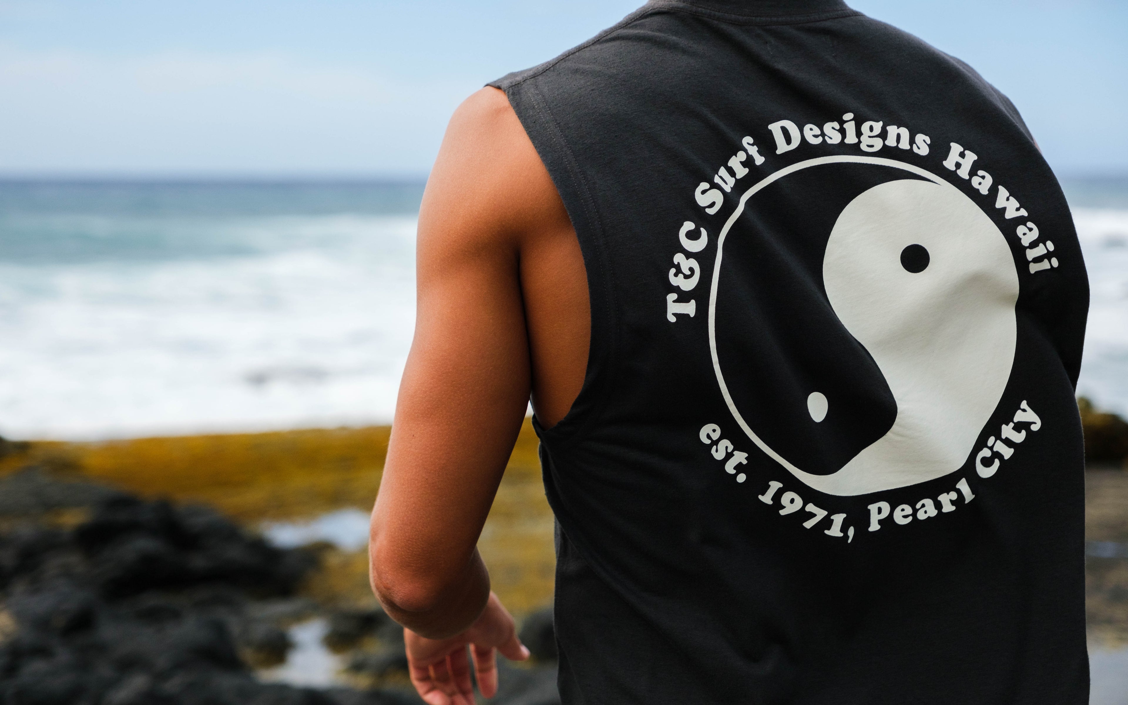 T&C Surf Designs OG Muscle S/S T-Shirt - Washed Black