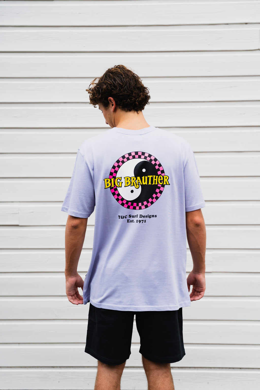 BIG BRAUTHER X T&amp;C Surf Designs T-shirt - Washed Lavender