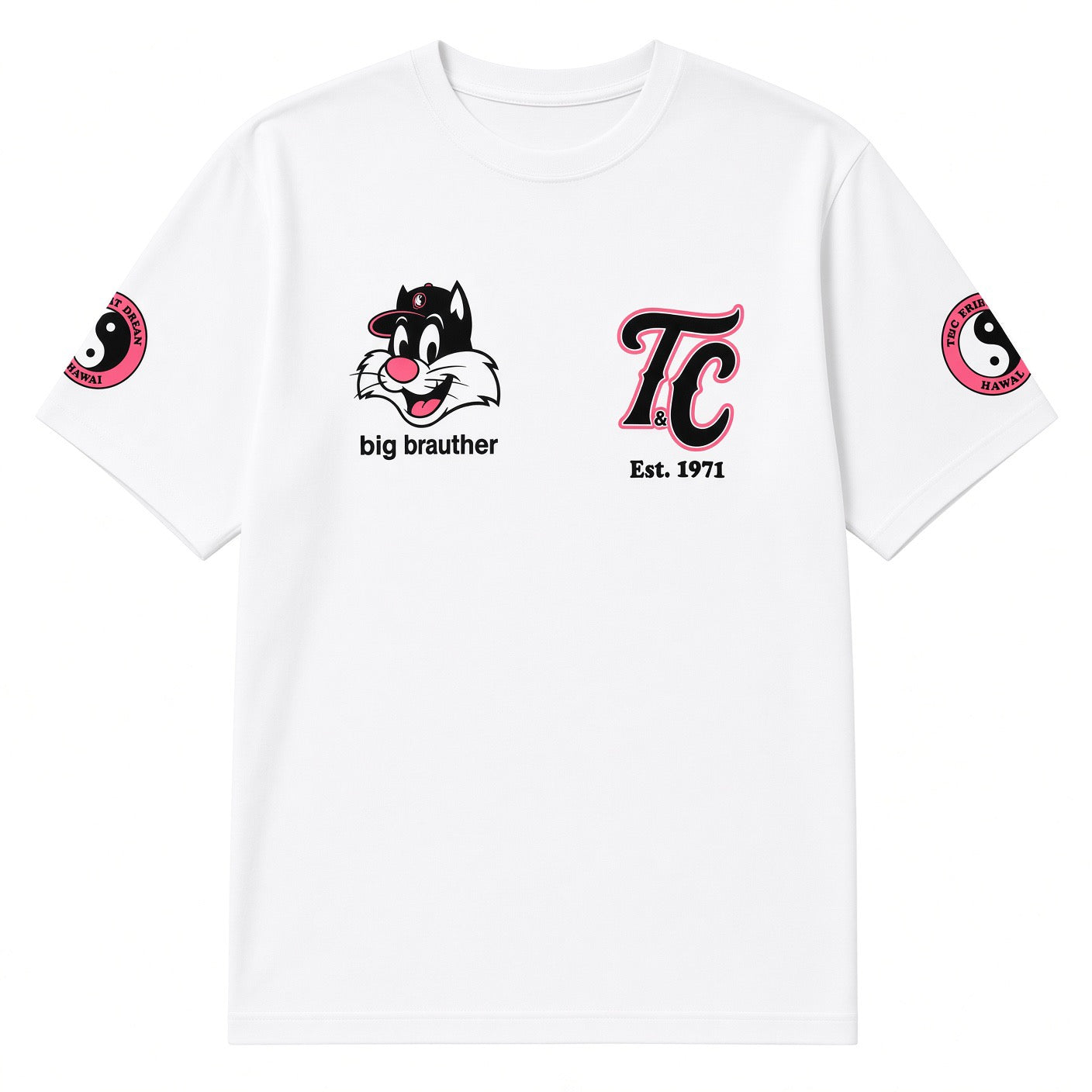 Big Brauther Baseball T-shirt manches courtes - White