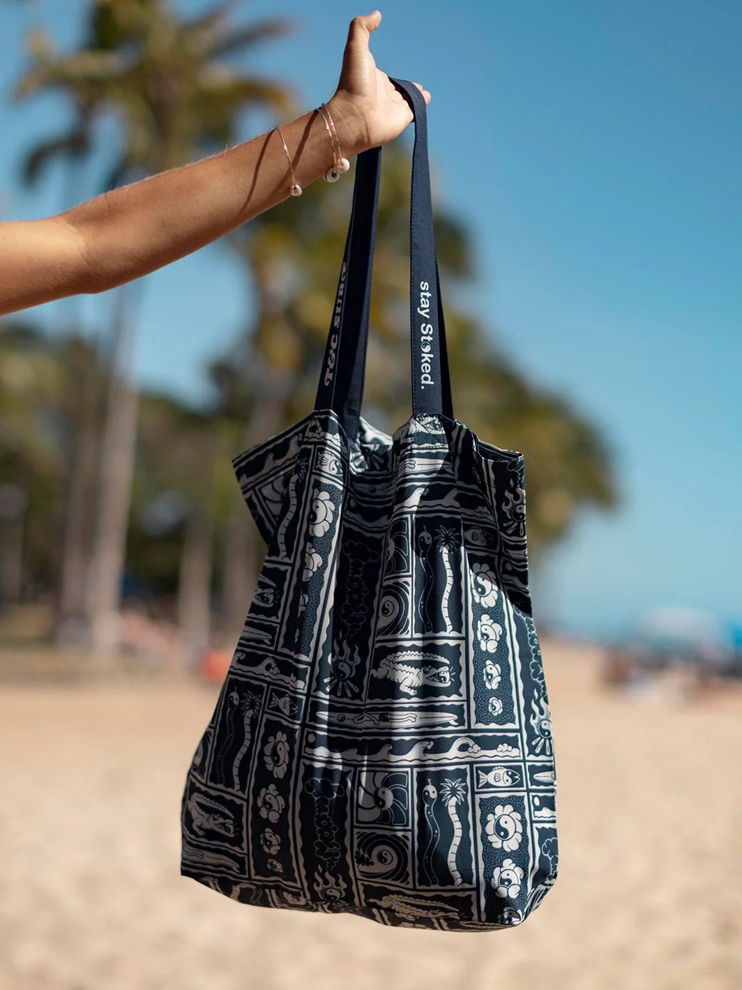 T&C Surf Designs Kenny Camp Tote Bag- Navy