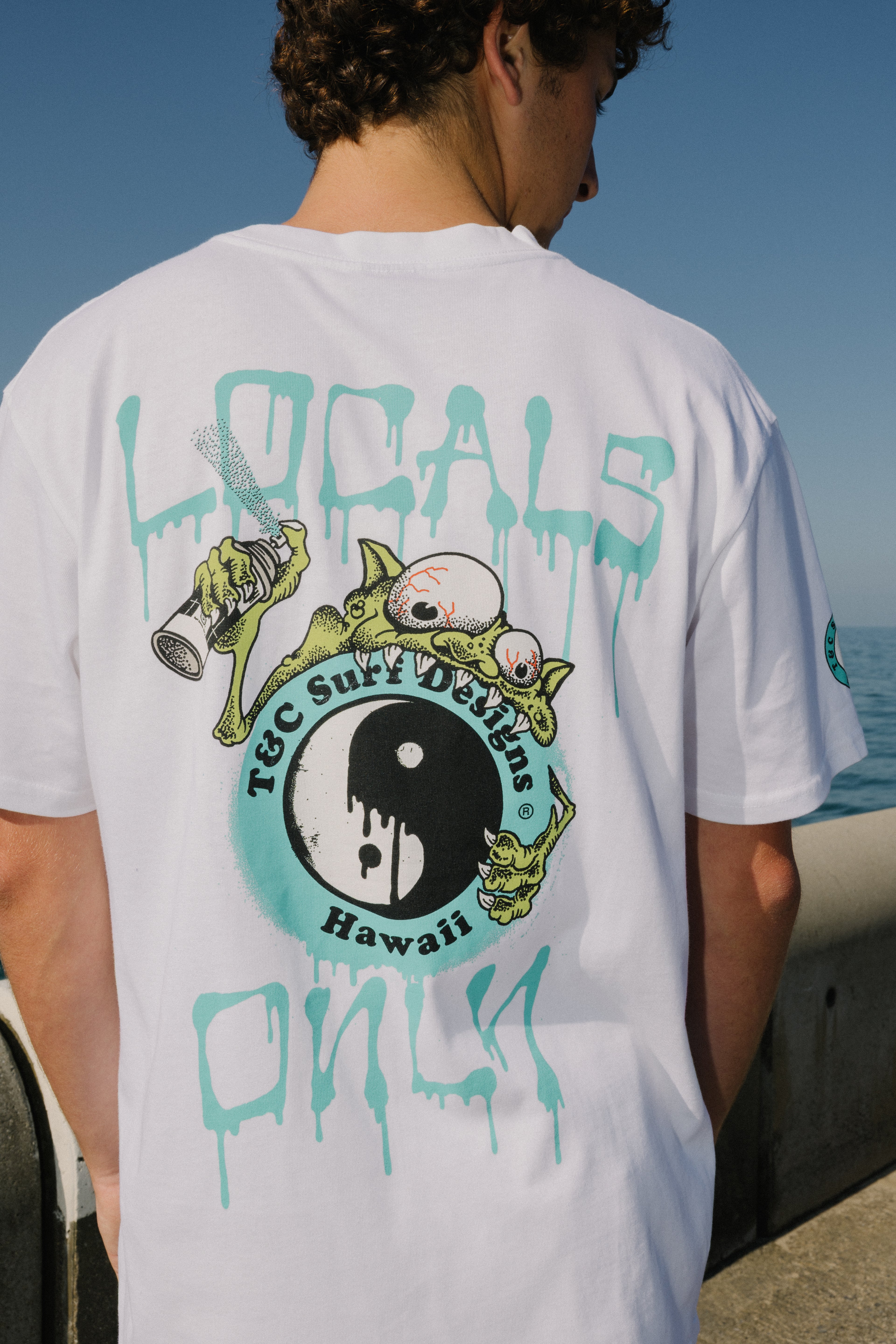 T&C Surf Designs Funco YY  S/S Tee-White