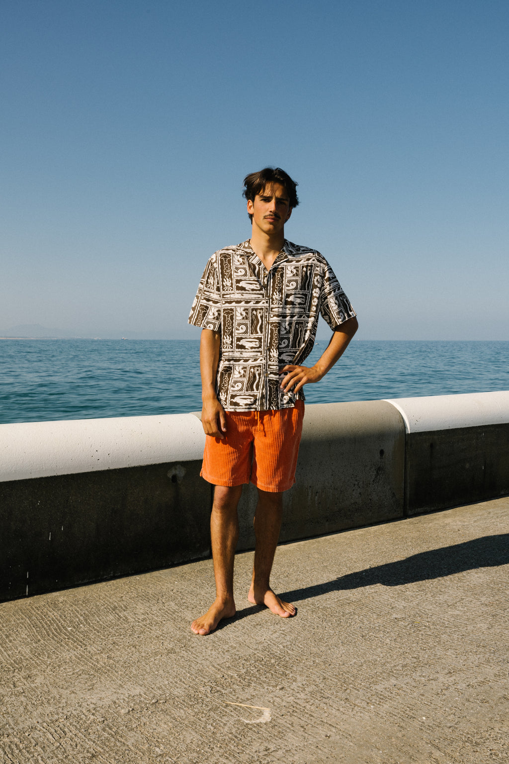 T&C Surf Designs Aloha S/S Shirt - Brown