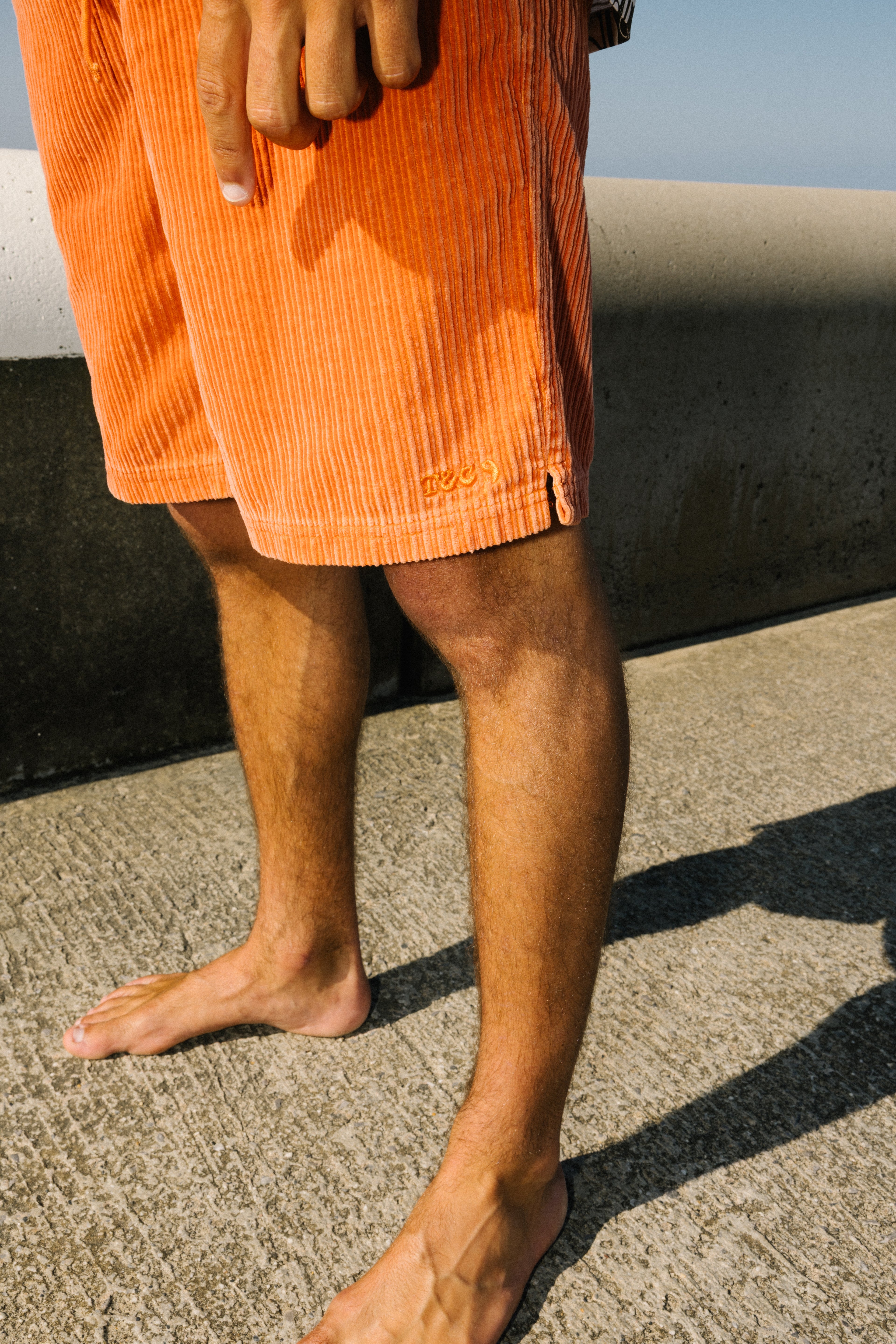 T&C Surf Designs Corduroy Beach Short 19"-Rust