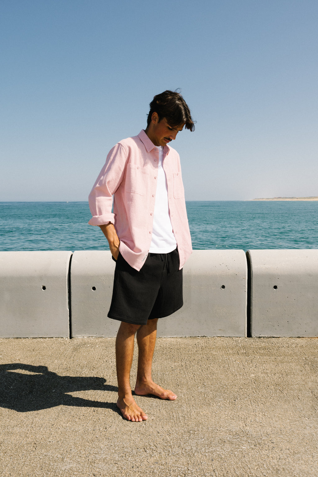 T&C Surf Designs Town Over Shirt - Old Pink