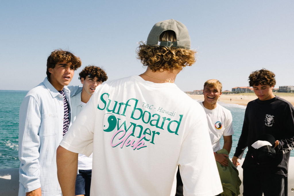 T&C Surf Designs Owner S/S Tee-Vintage White