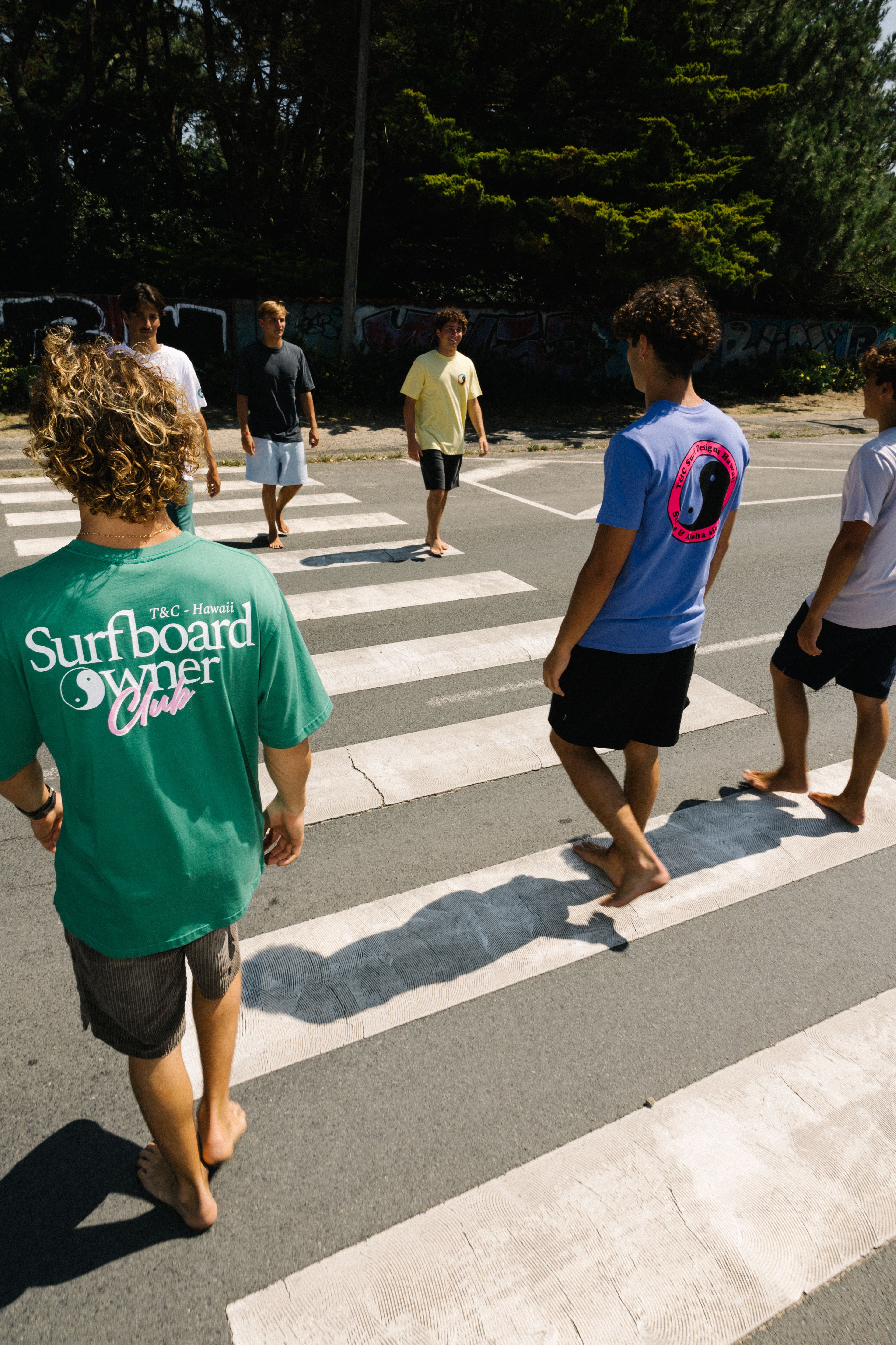 T&C Surf Designs YY 71 Logo  S/S Tee-Blueberry