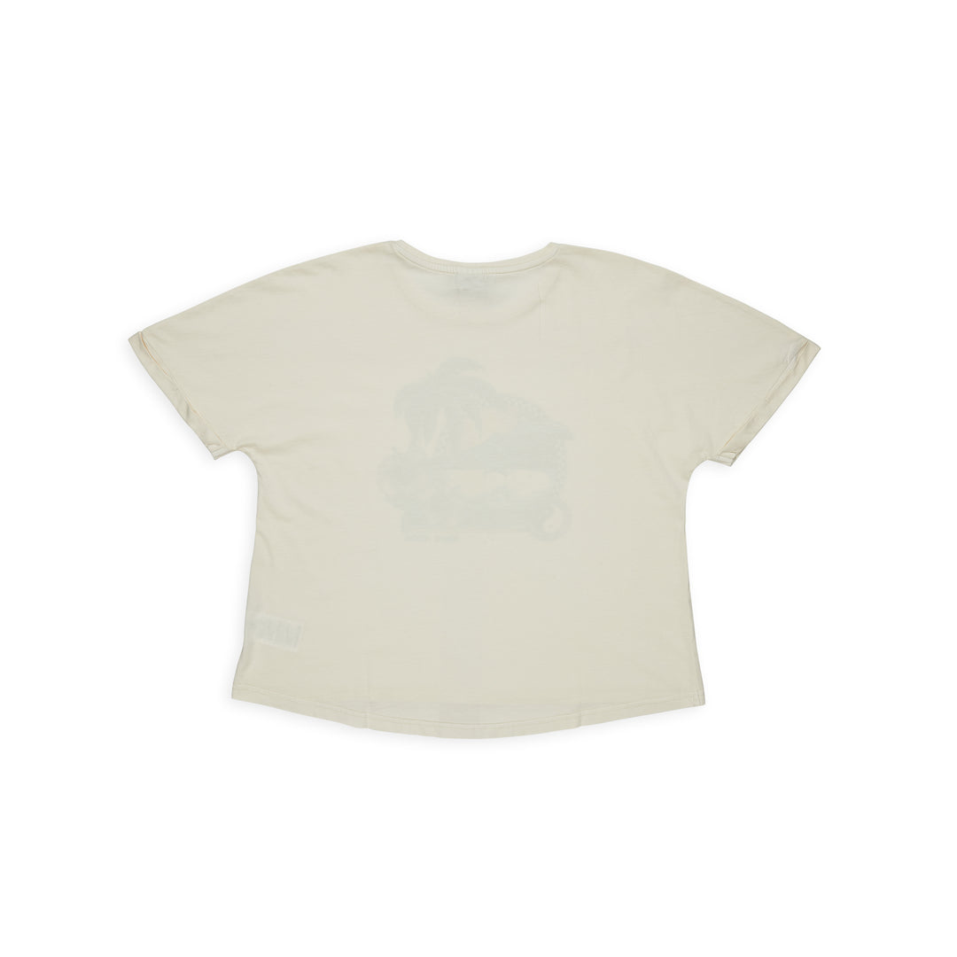 T&C Surf Designs Women Dolphins  S/S Tee - Greige