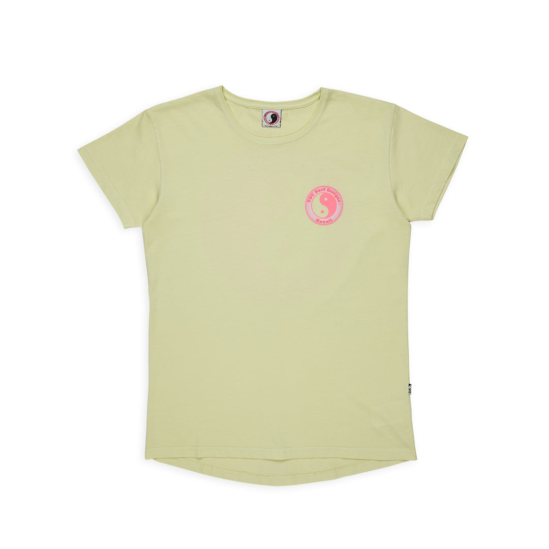 T&C Surf Designs Women YY Logo S/S Tee - Used Sage