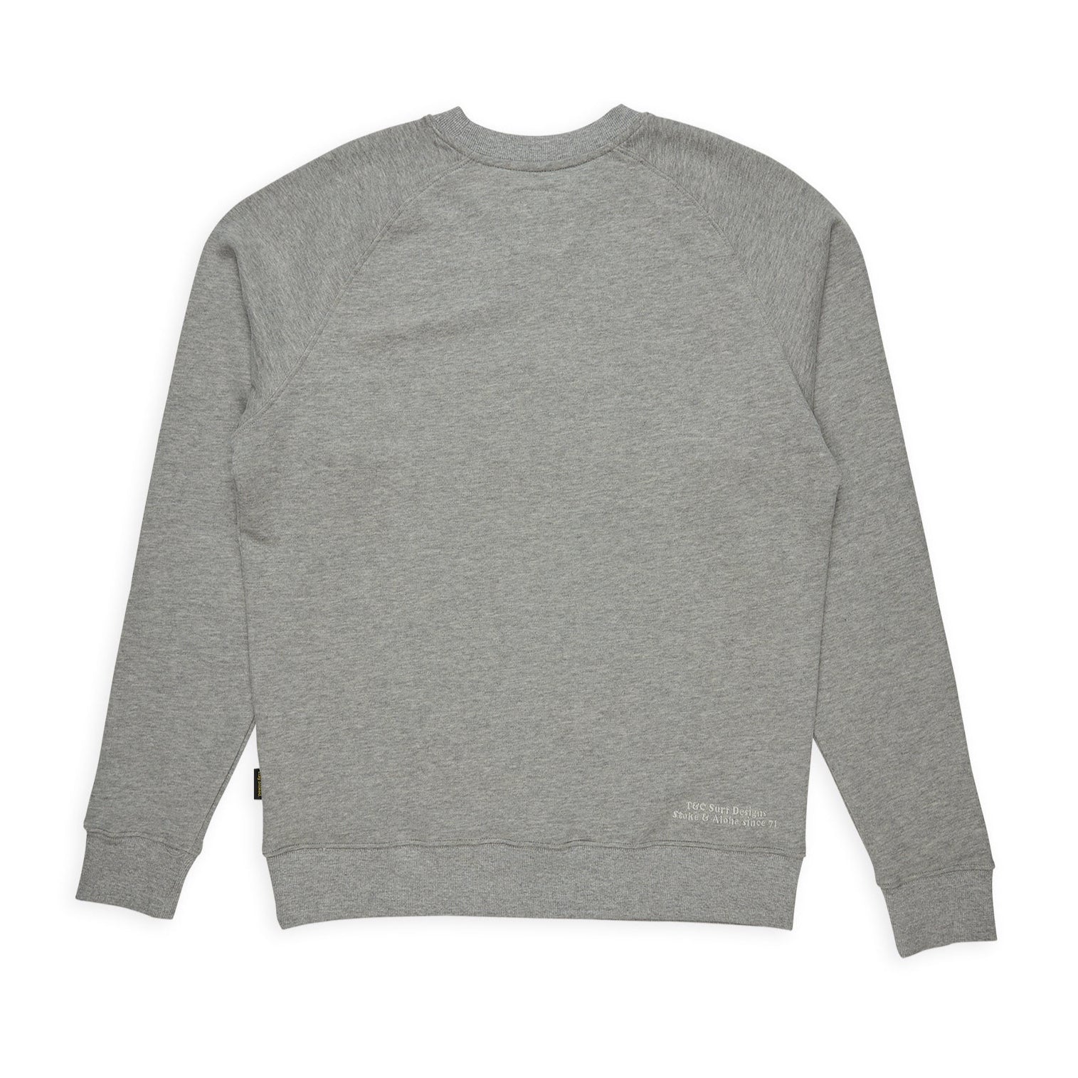 T&C Surf Designs Retro Crew Sweatshirt - Gray Heather
