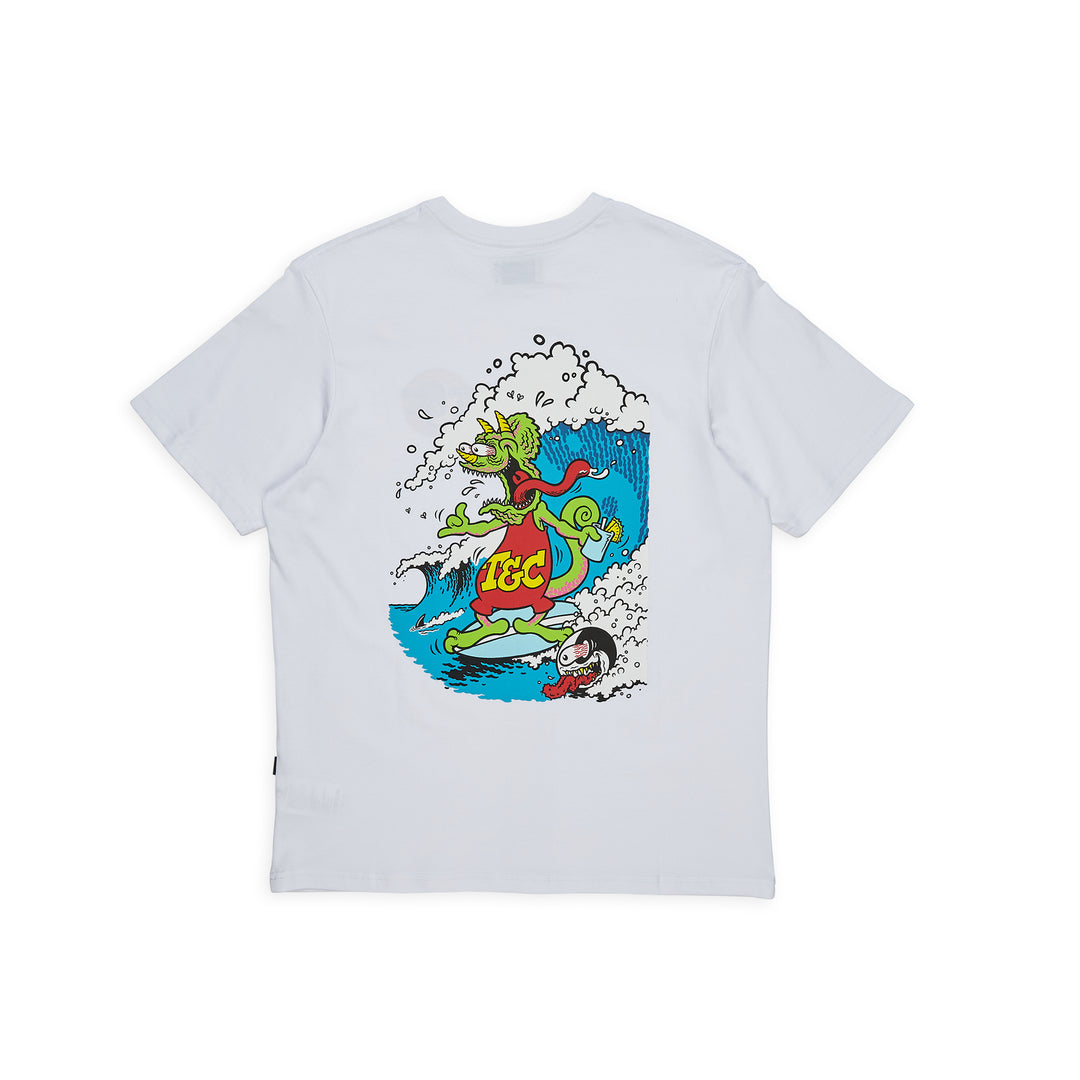 T&C Surf Designs Jon Fink Scene S/S-Tee White