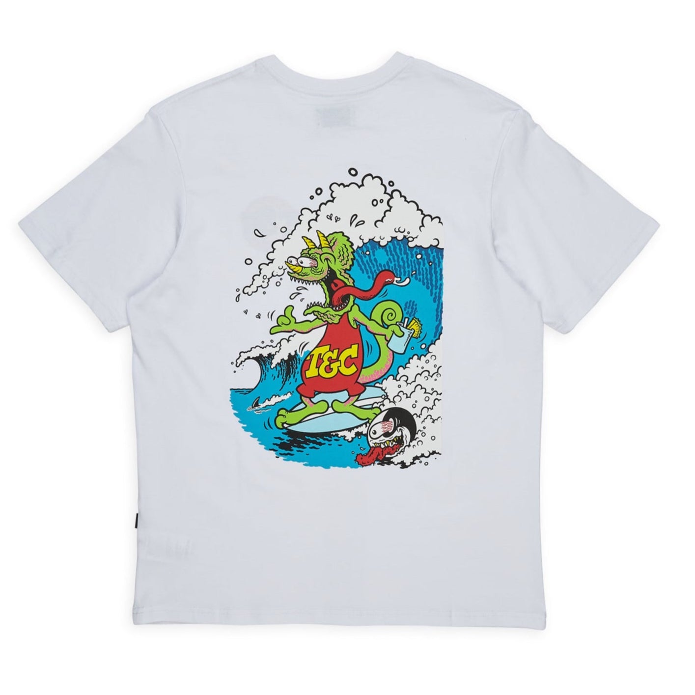 T&C Surf Designs Jon Fink Scene S/S T-Shirt - White