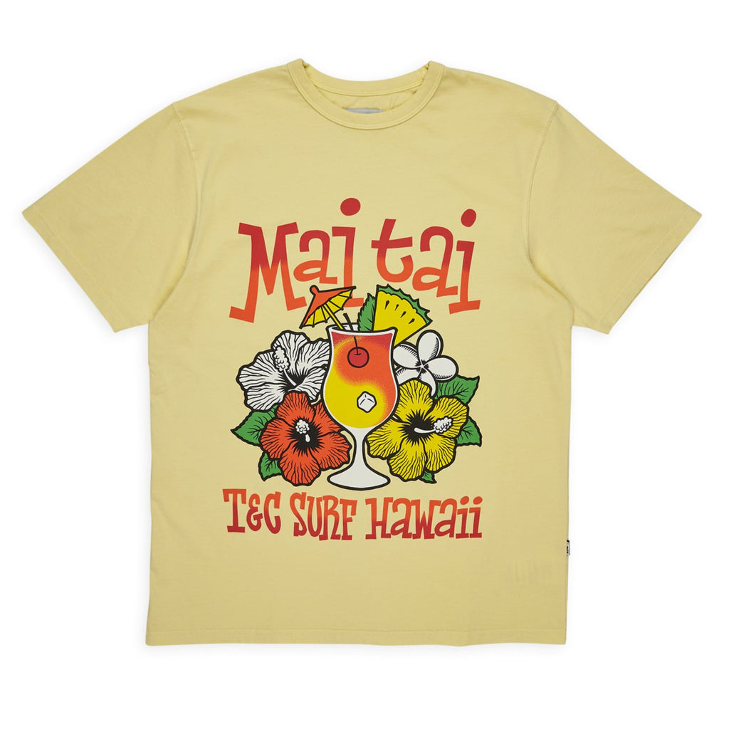 T&C Surf Designs Hawaiian Dream S/S T-Shirt - Washed Yellow