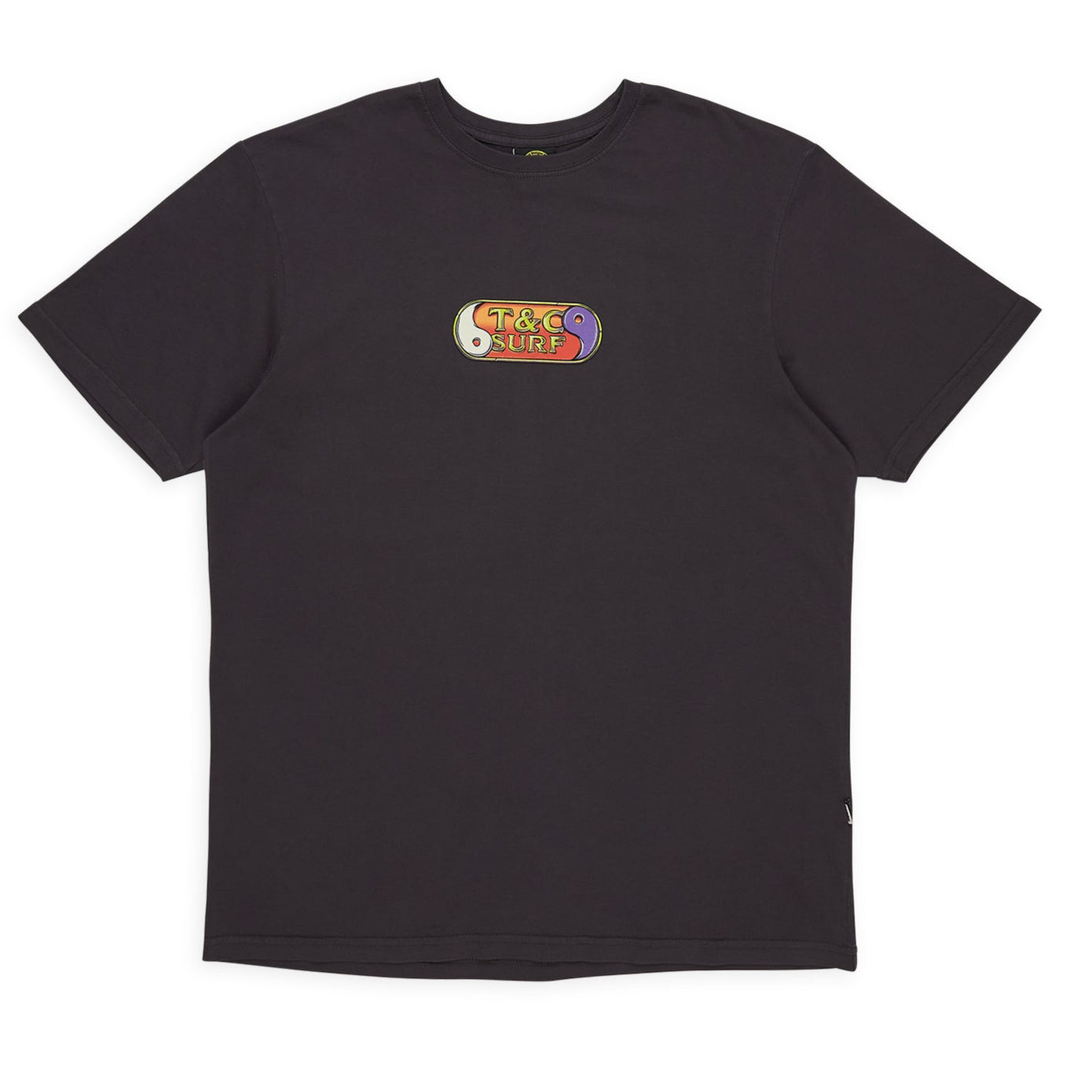 T&C Surf Designs 80's S/S T-Shirt - Washed Black