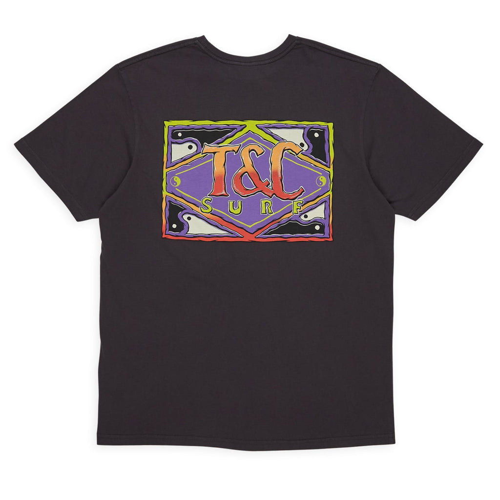 T&C Surf Designs 80's S/S T-Shirt - Washed Black