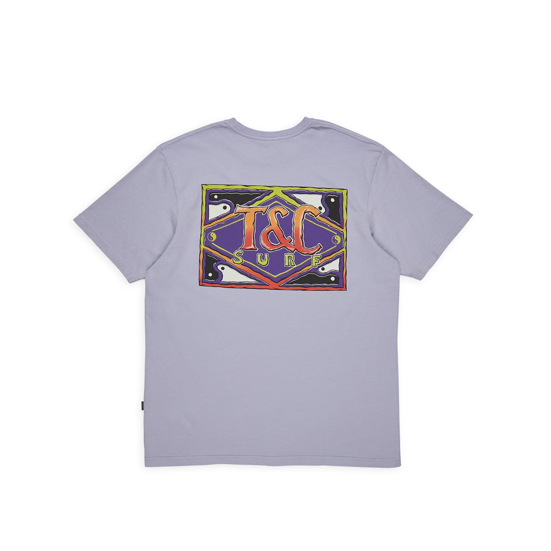 T&amp;C Surf Designs 80's S/S Tee - Washed Lavender