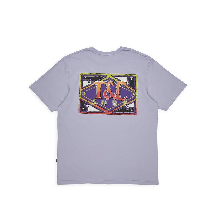 T&C Surf Designs 80's S/S Tee - Washed Lavender