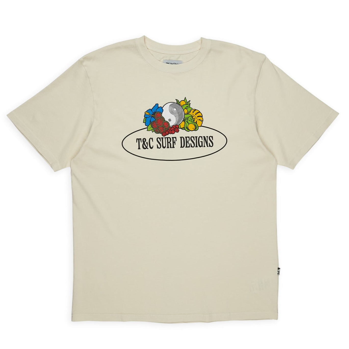 T&C Surf Designs Jon Of The Loom S/S T-Shirt Off white