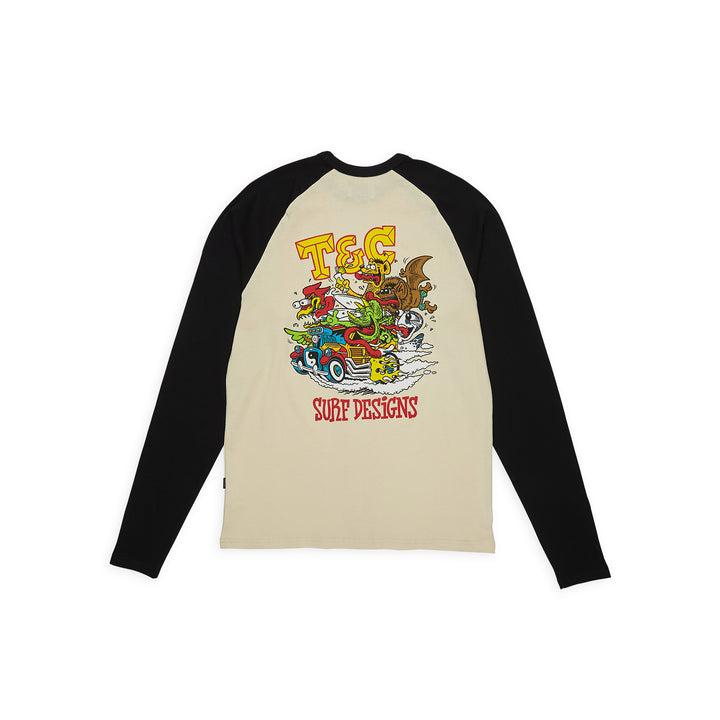 T&C Surf Designs Jon Fink L/S Tee - Greige