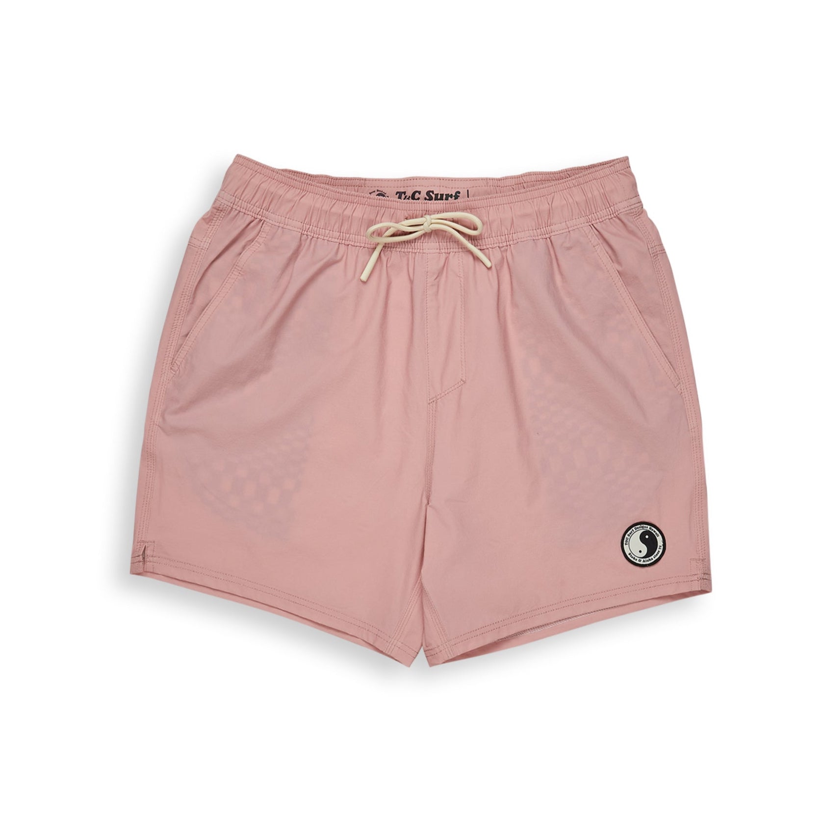 T&C Surf Designs OG Elastic 16.5" Beach Short - Dawn Mauve