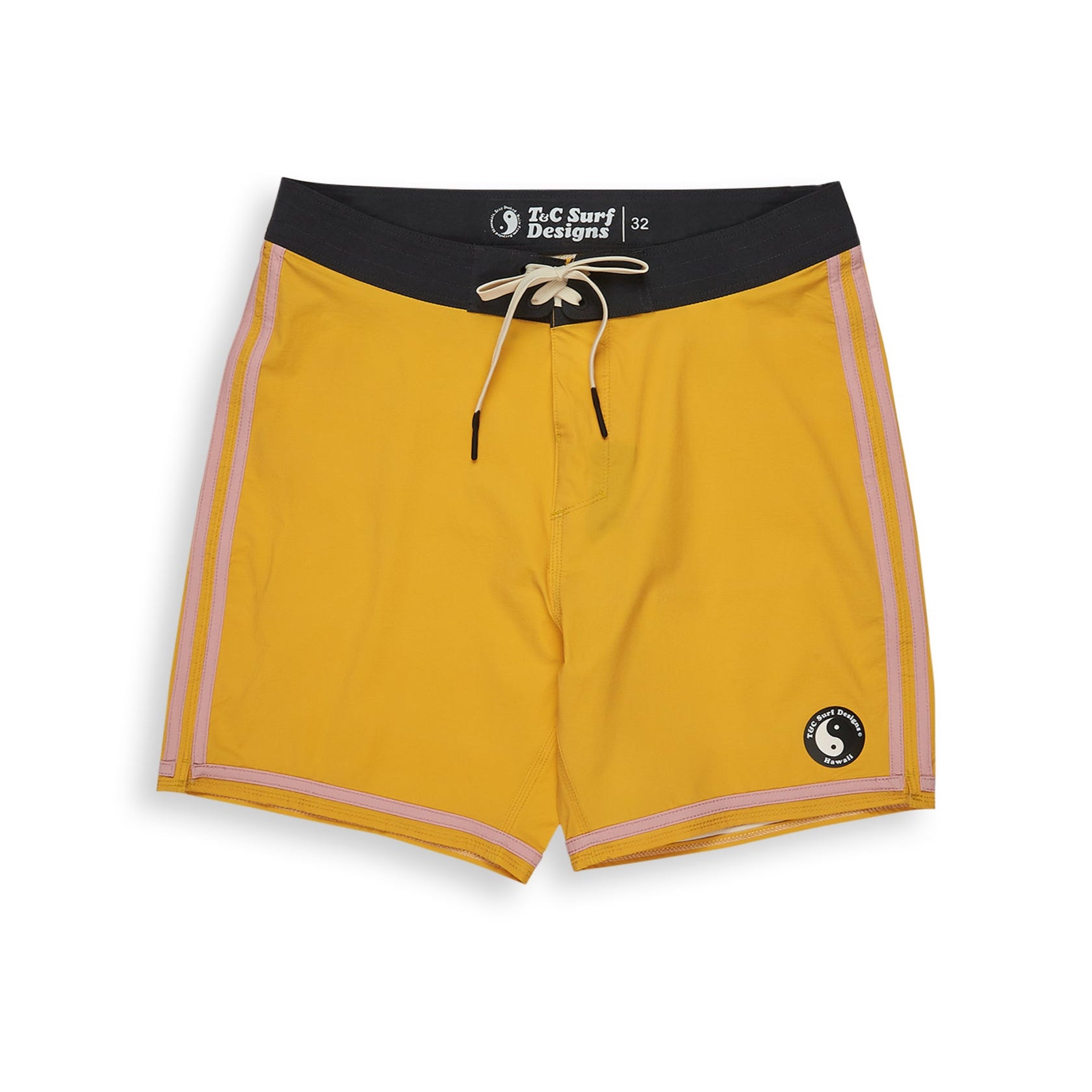 T&C Surf Designs OG Classic 18''Bshort Burnt Yellow