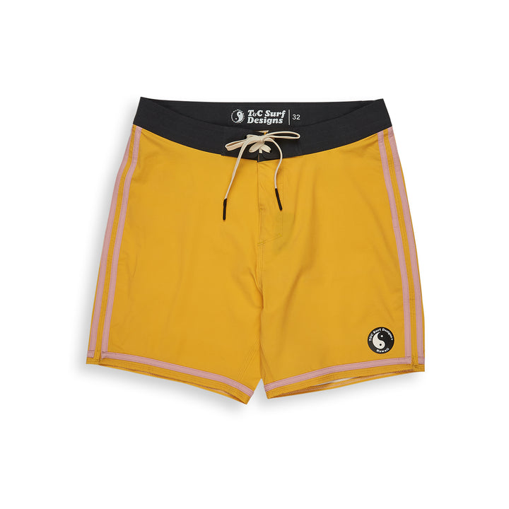 T&amp;C Surf Designs OG Classic 18''Bshort Burnt Yellow