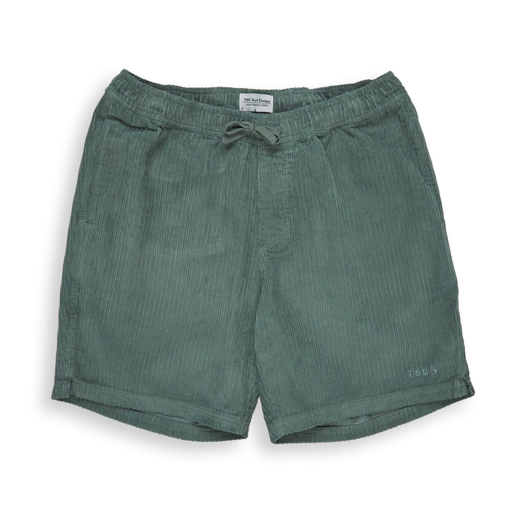 T&C Surf Designs Corduroy Beach Short 19'' - Gray Green