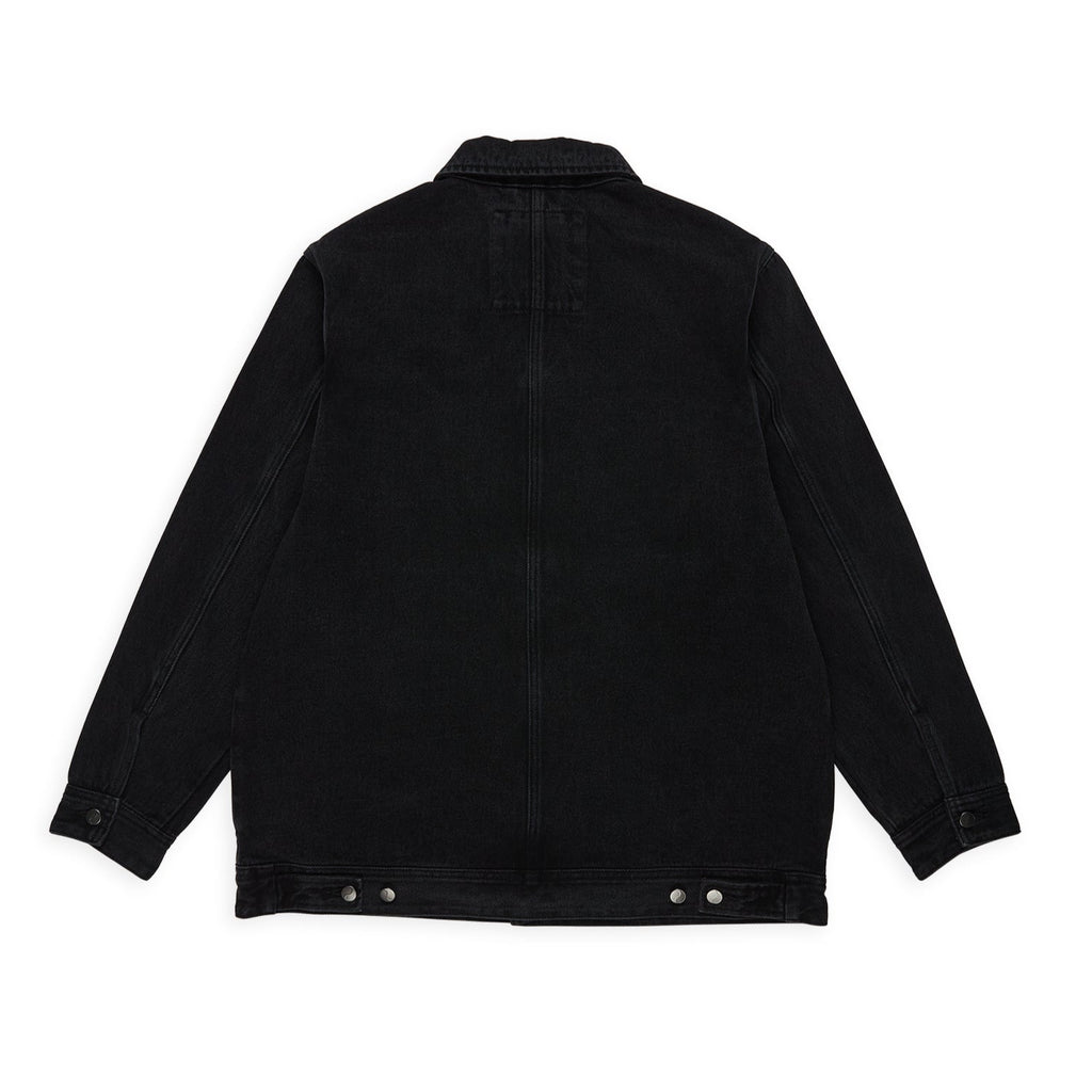 T&C Surf Designs Washed Denim Jacket - Black Dark Used