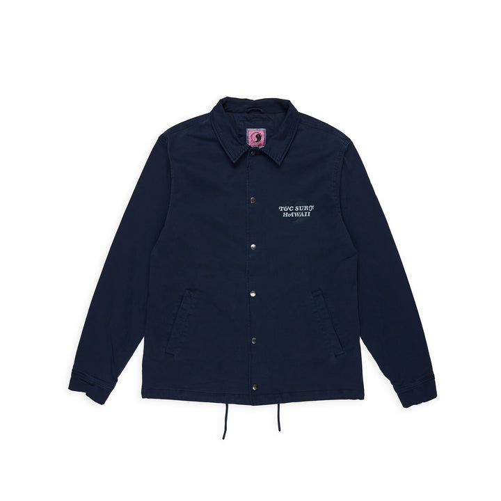 T&amp;C Surf Designs Cotton Coach Jacket - Dark Navy