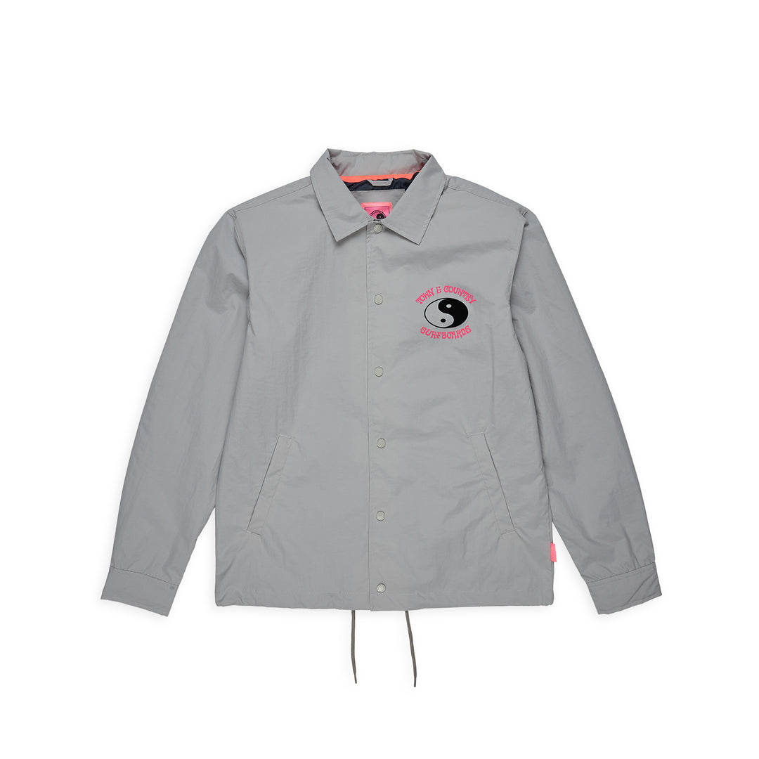 T&amp;C Surf Designs Nylon Coach Jacket - Gray