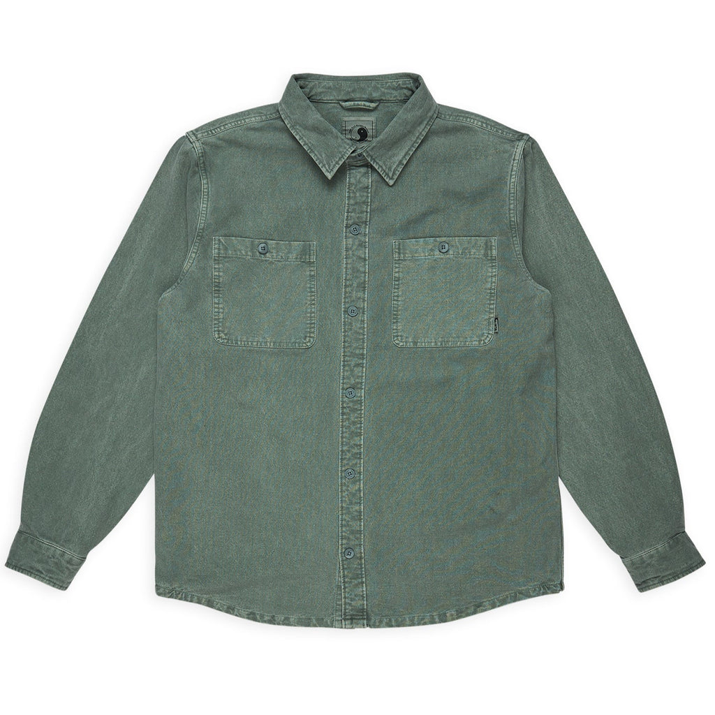 T&C Surf Designs Town Over Shirt - Gray Green