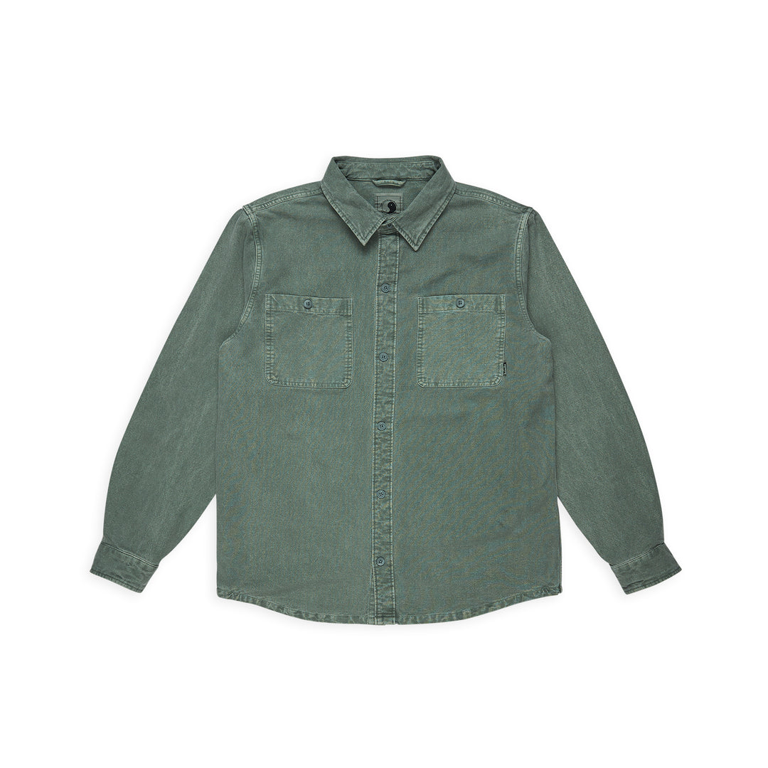 T&C Surf Designs Town Over Shirt - Grey Green